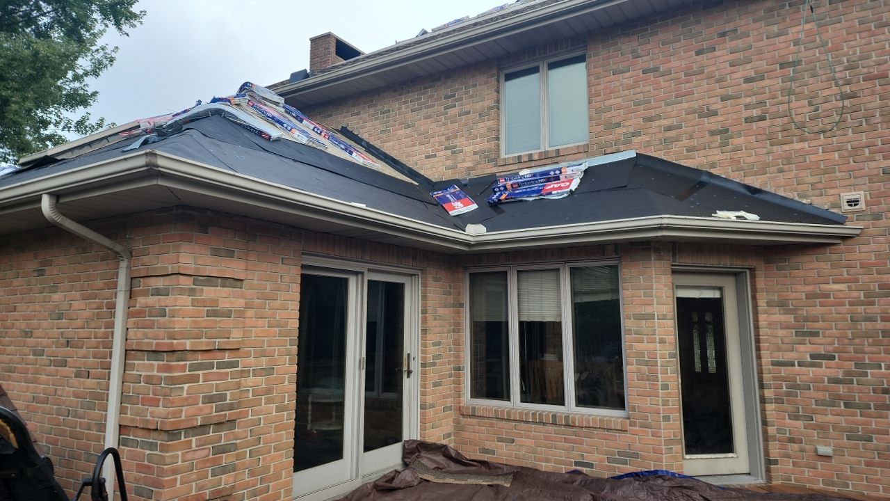Residential Roofing Repair using GAF Timberline HDZ Shakewood by Nitro Roofing and Construction