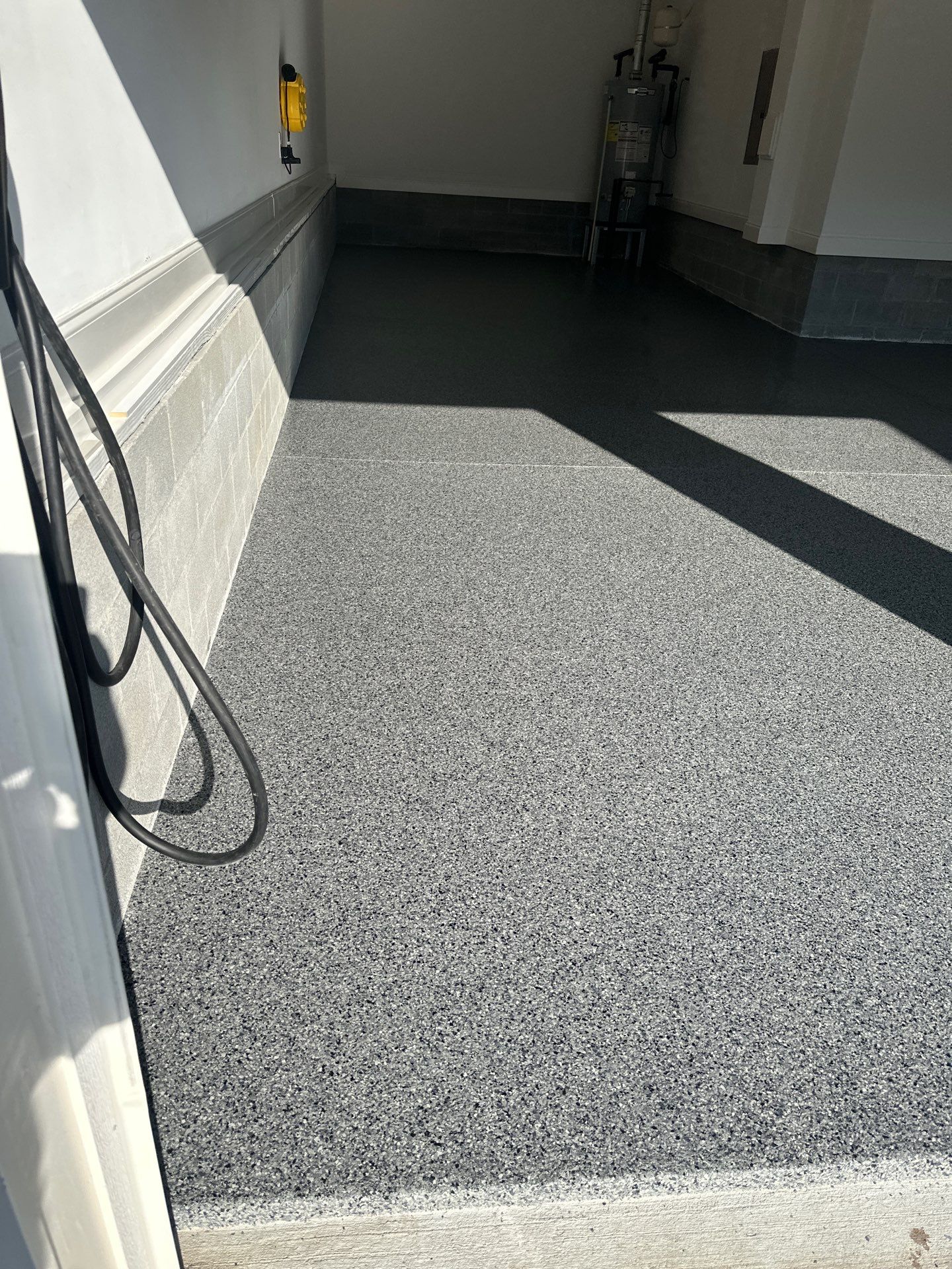 Garage Floor Coating using Nightfall by My Garage Floor Guys