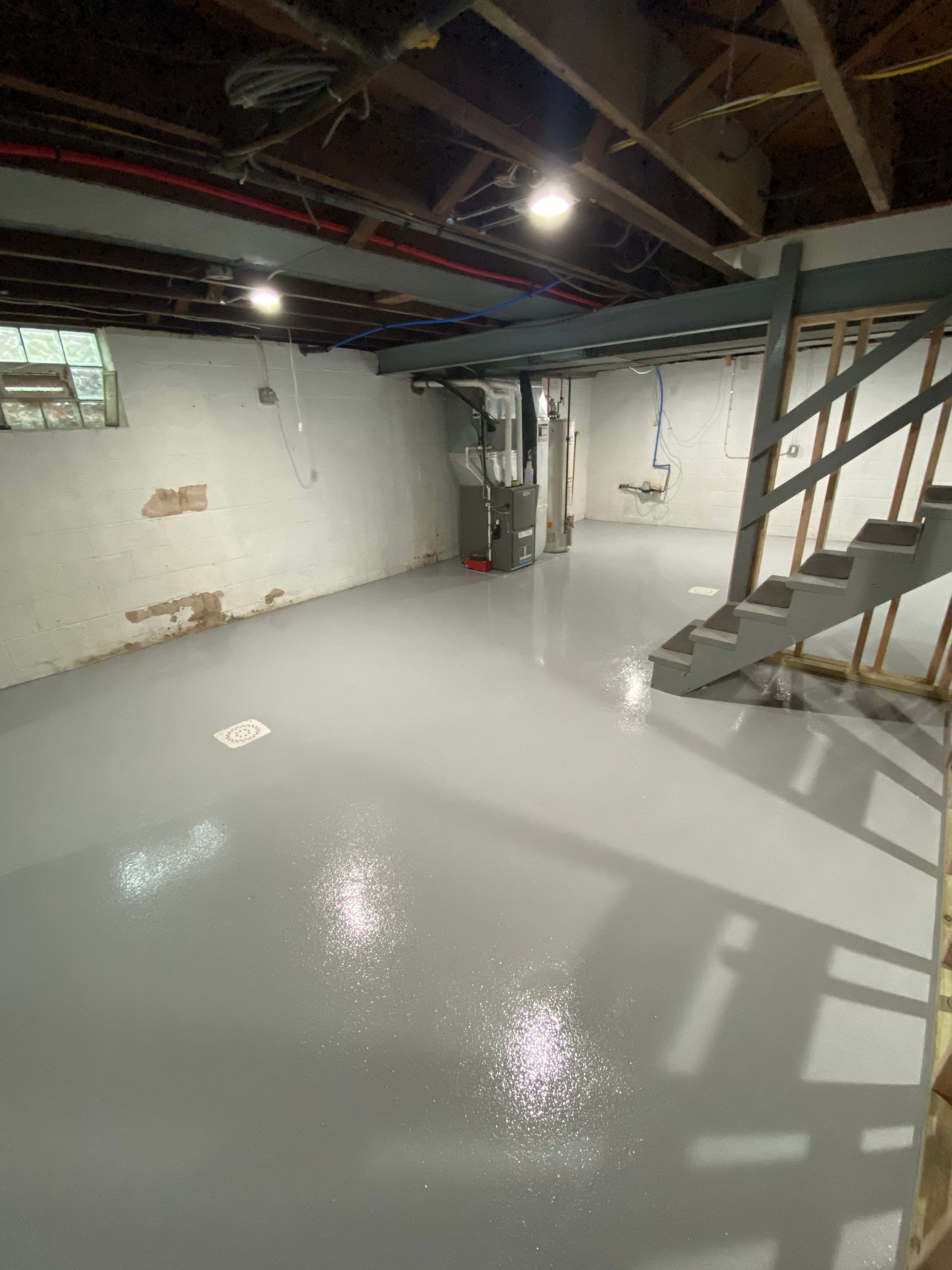 Basement + Garage Project in Pittsburgh by Floors in a Day, Inc