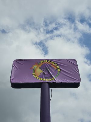 Phantom Fireworks Signage Refurbishment and Face Replacement in South Bend