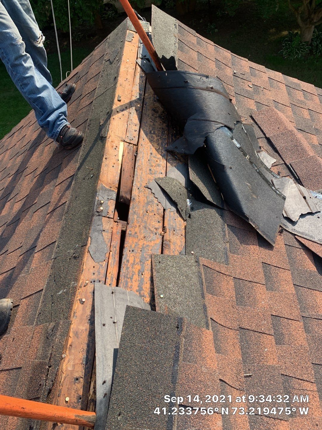 Residential Roofing Installation using Owens Corning Duration Brownwood by A Plus Exterior