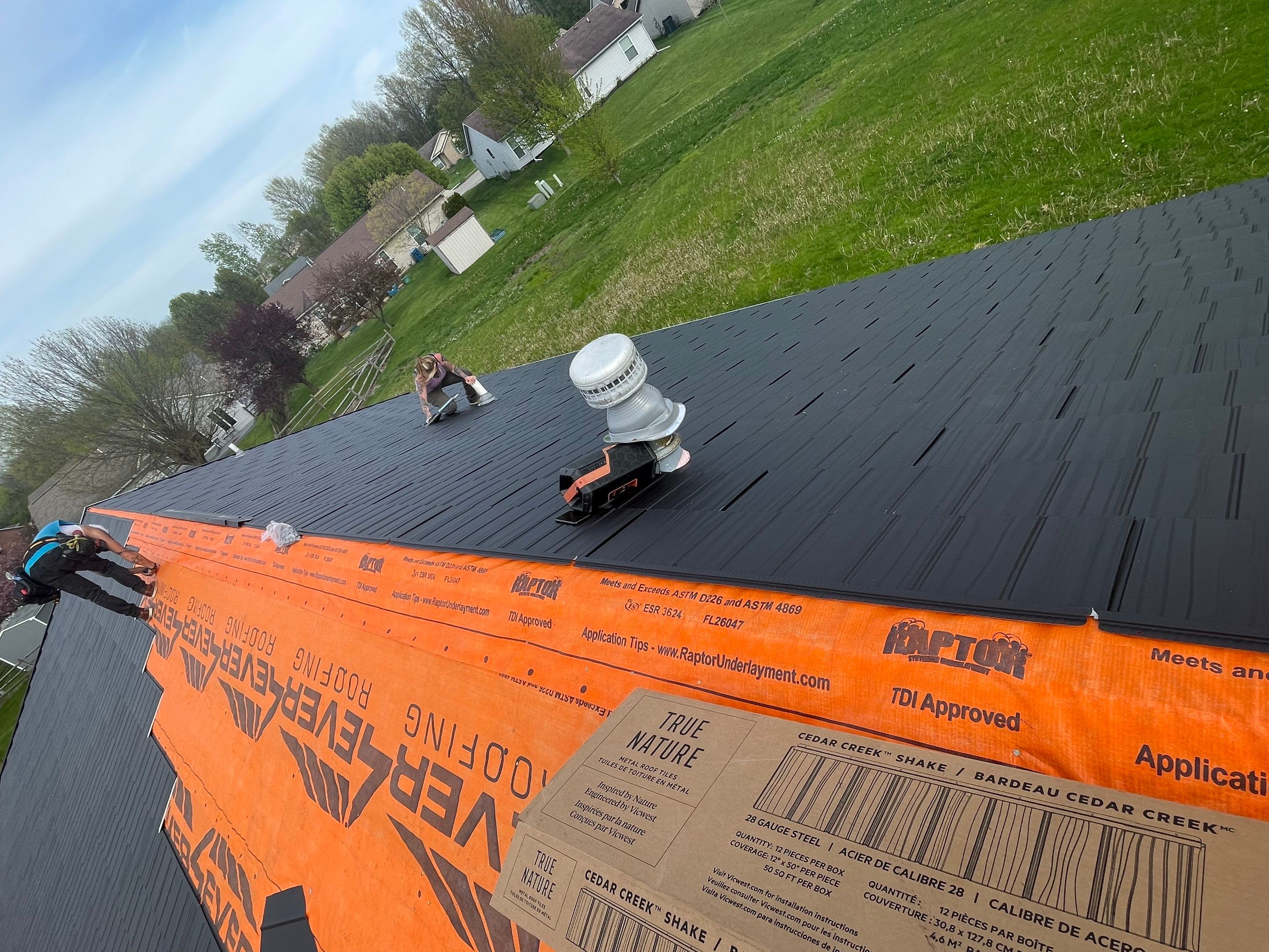 Metal Shingle Shake Roof Installation – Sidney, Ohio by 4Ever Metal Roofing