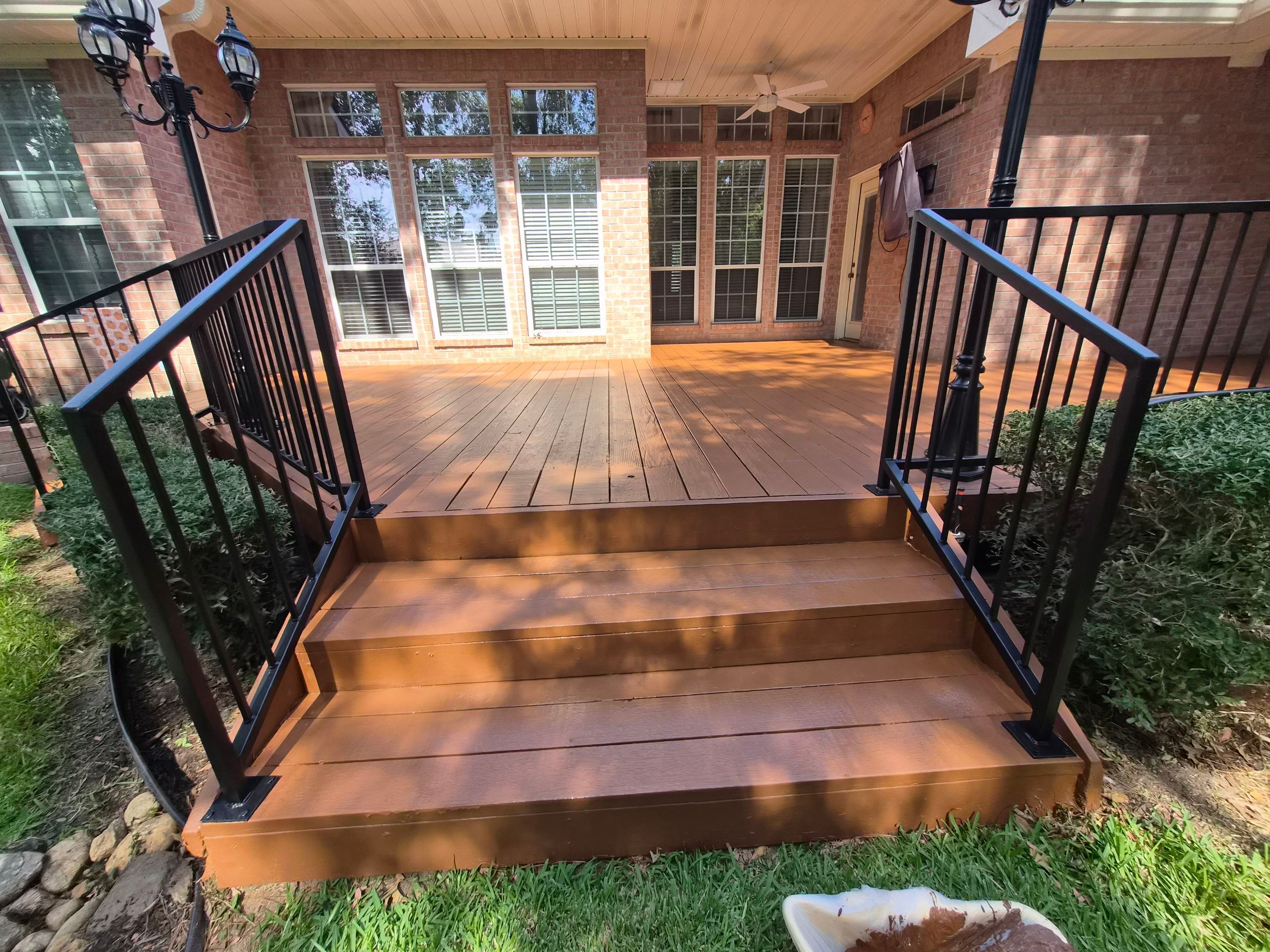 Tyler, TX Exterior Deck Staining & Color Refresh by Quality Coats Painting