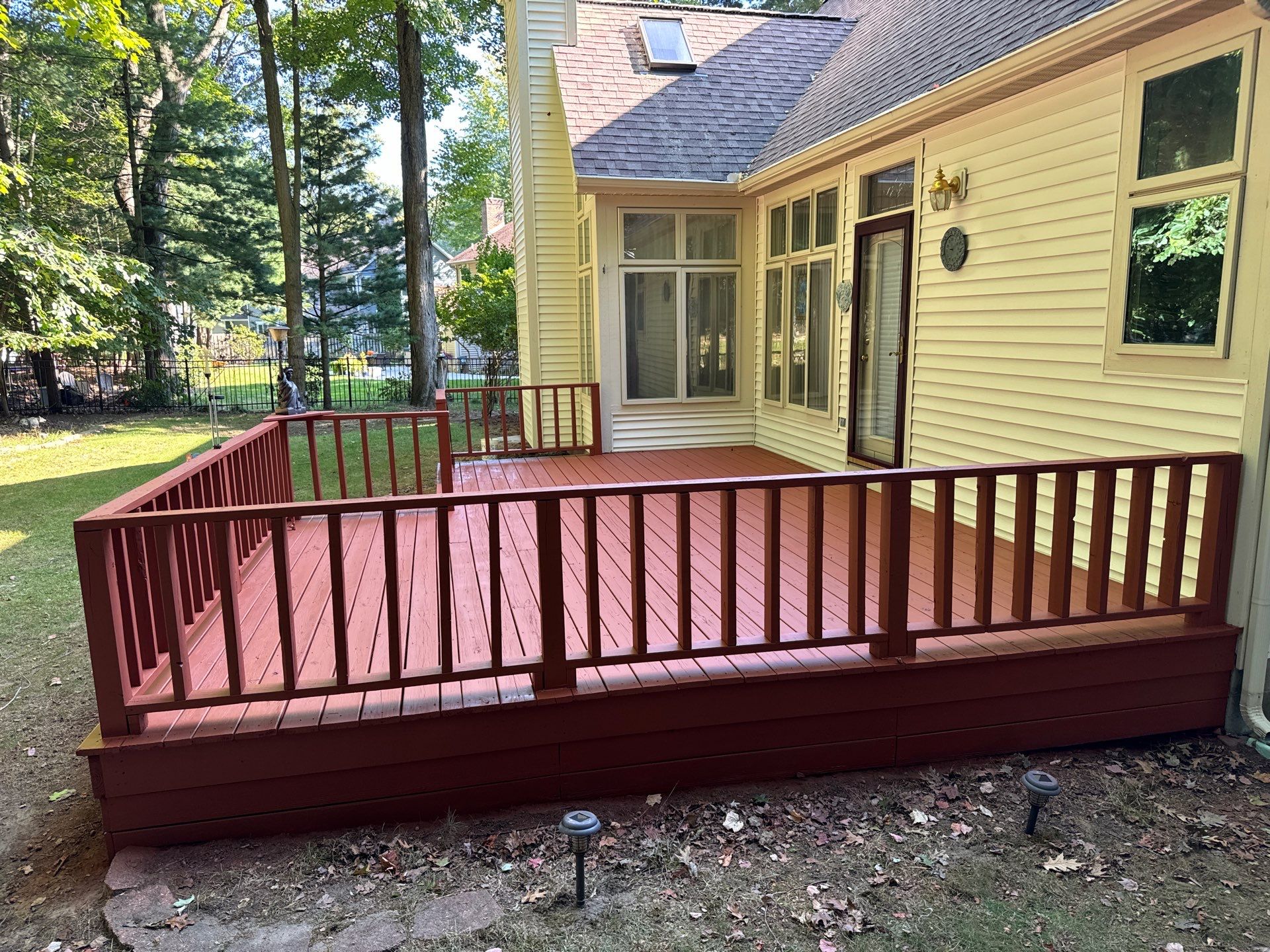 Deck washing and Solid Staining! by Gordon Painting