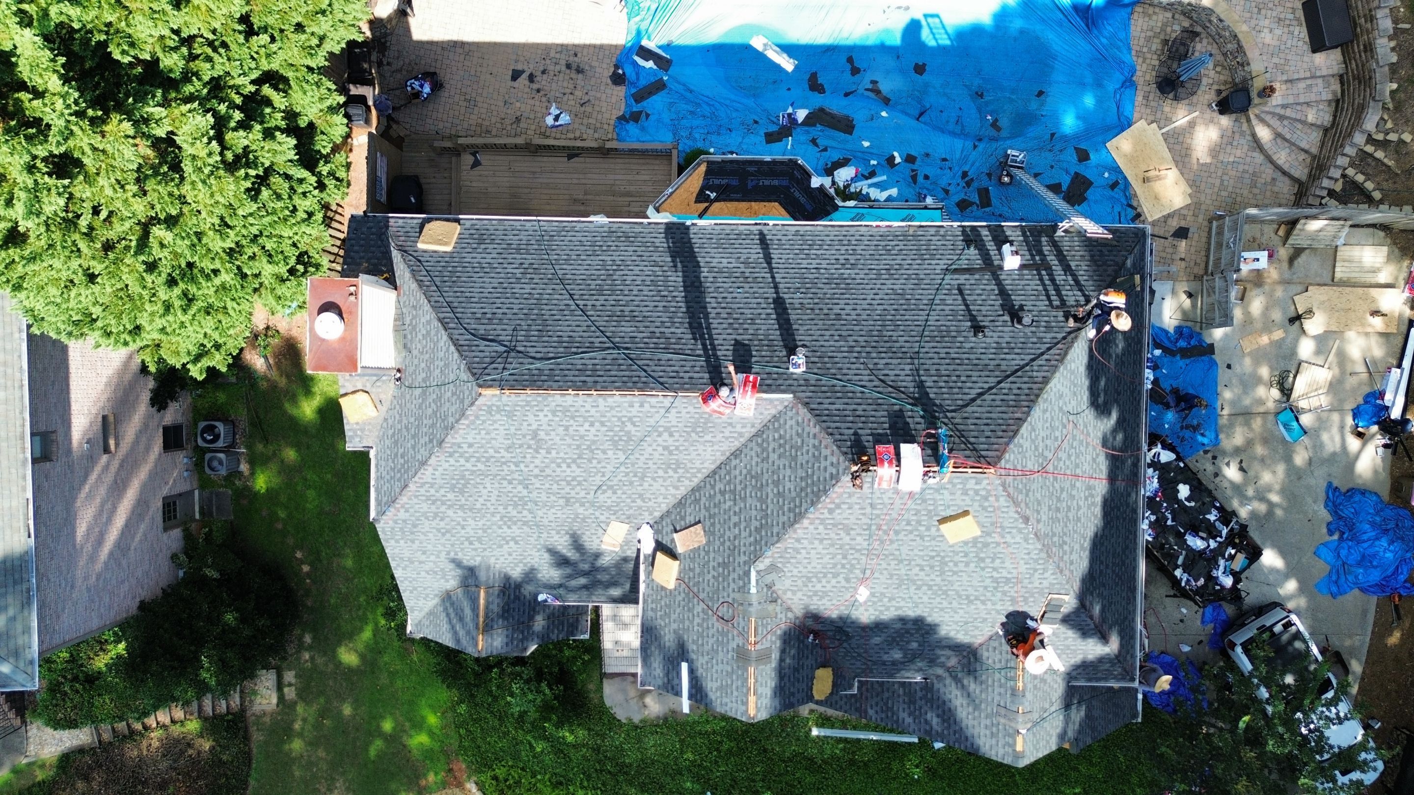 Cumming, GA Roof Replacement GAF Timberline HDZ Charcoal by Reset Roofing