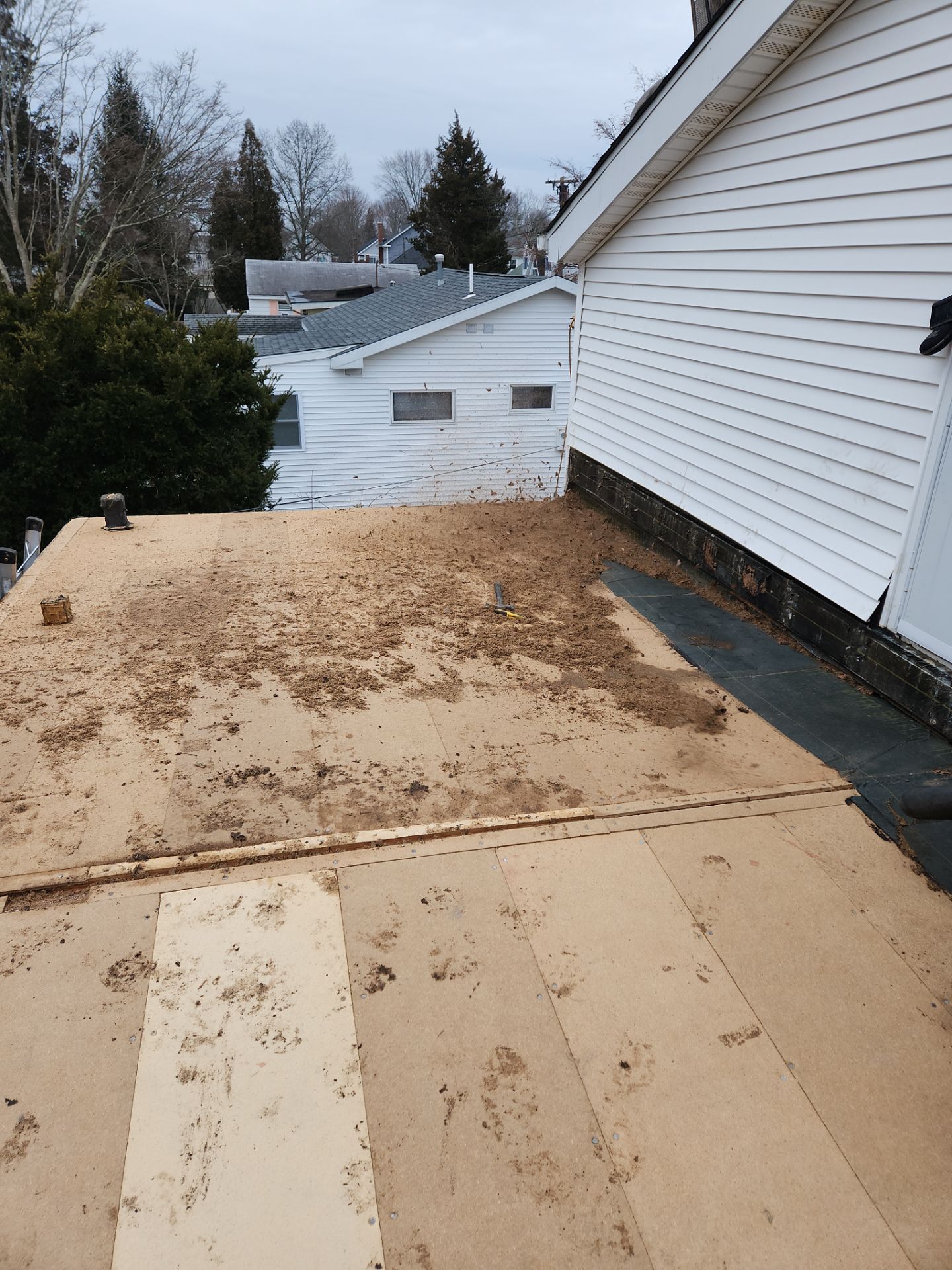 Residential Roofing Installation using Owens Corning TruDefinition Duration Sierra Gray by A Plus Exterior