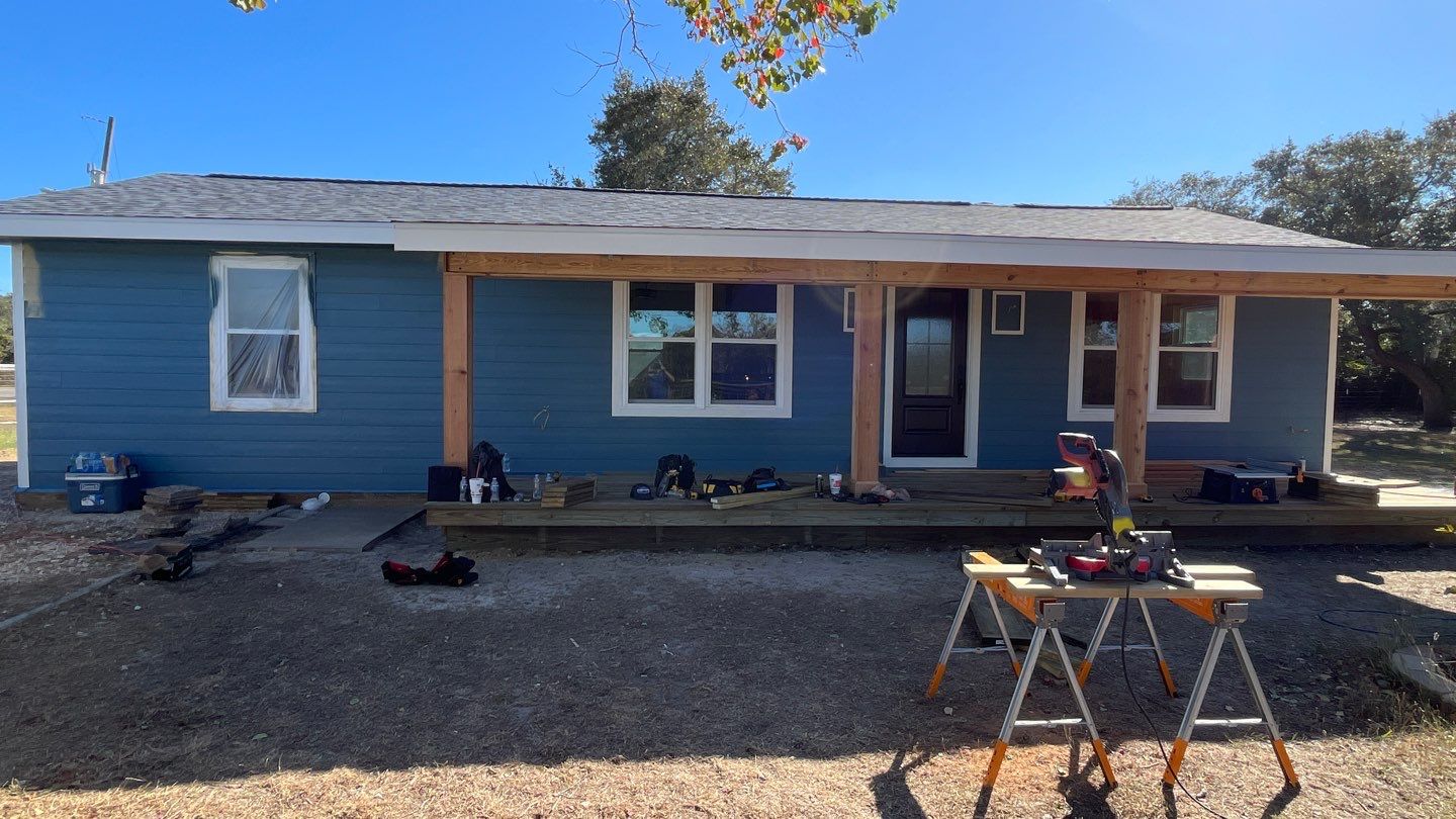Customized Cabin by Bayfront Roofing and Construction
