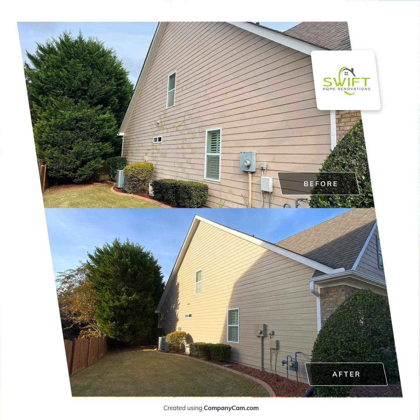Exterior Painting and Pergola Staining for Woodstock Residence by Swift Home Renovations