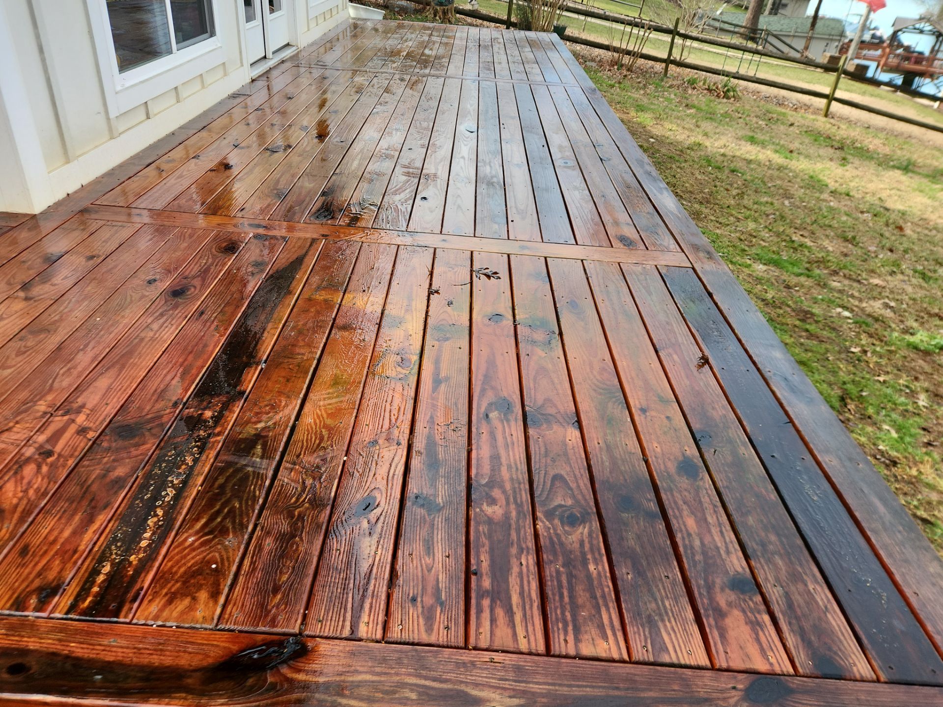 Weathered Deck using Wood Sealant by DuraSeal