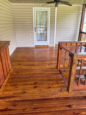 Wood Deck using Wood Sealant