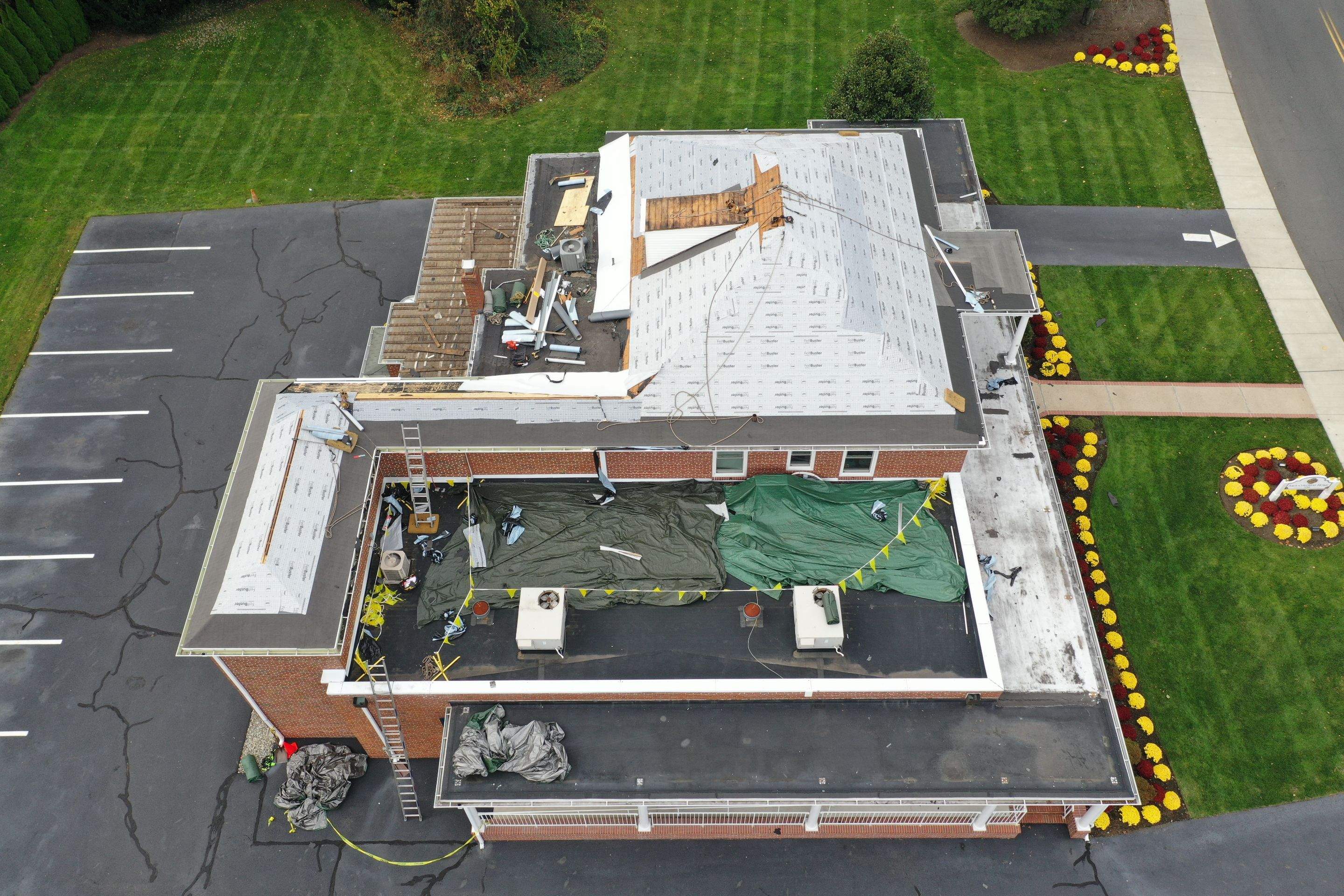 Commercial Roofing Installation using GAF Timberline / GAF TPO by All Site Roofing