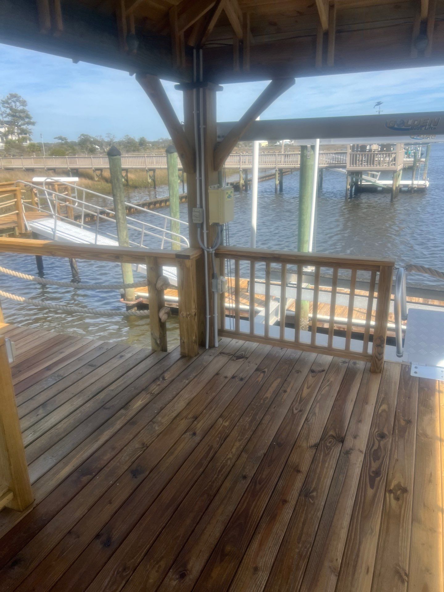 Dock using Wood Sealant by DuraSeal