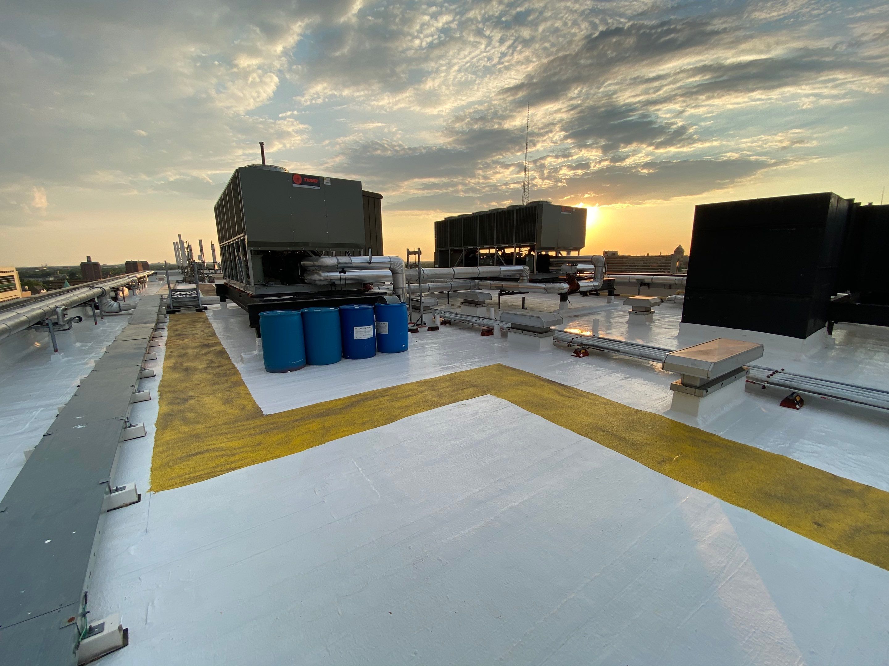 City of Detroit Roof Restoration by Bloomfield Construction & Restoration