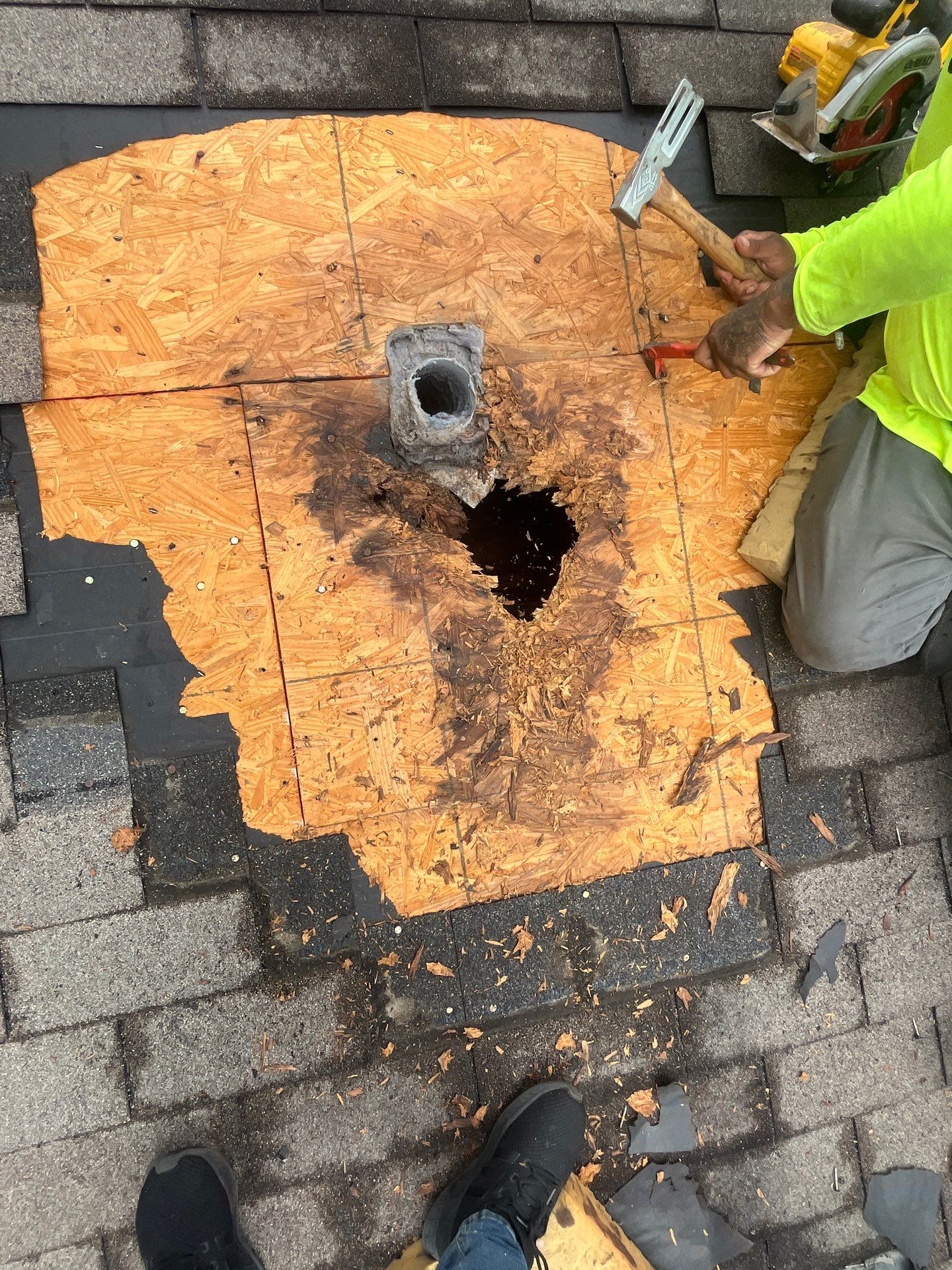 Residential Roofing Repair using Owen's Corning Duration (Lifetime) Shingles by Roof Repair Services LLC