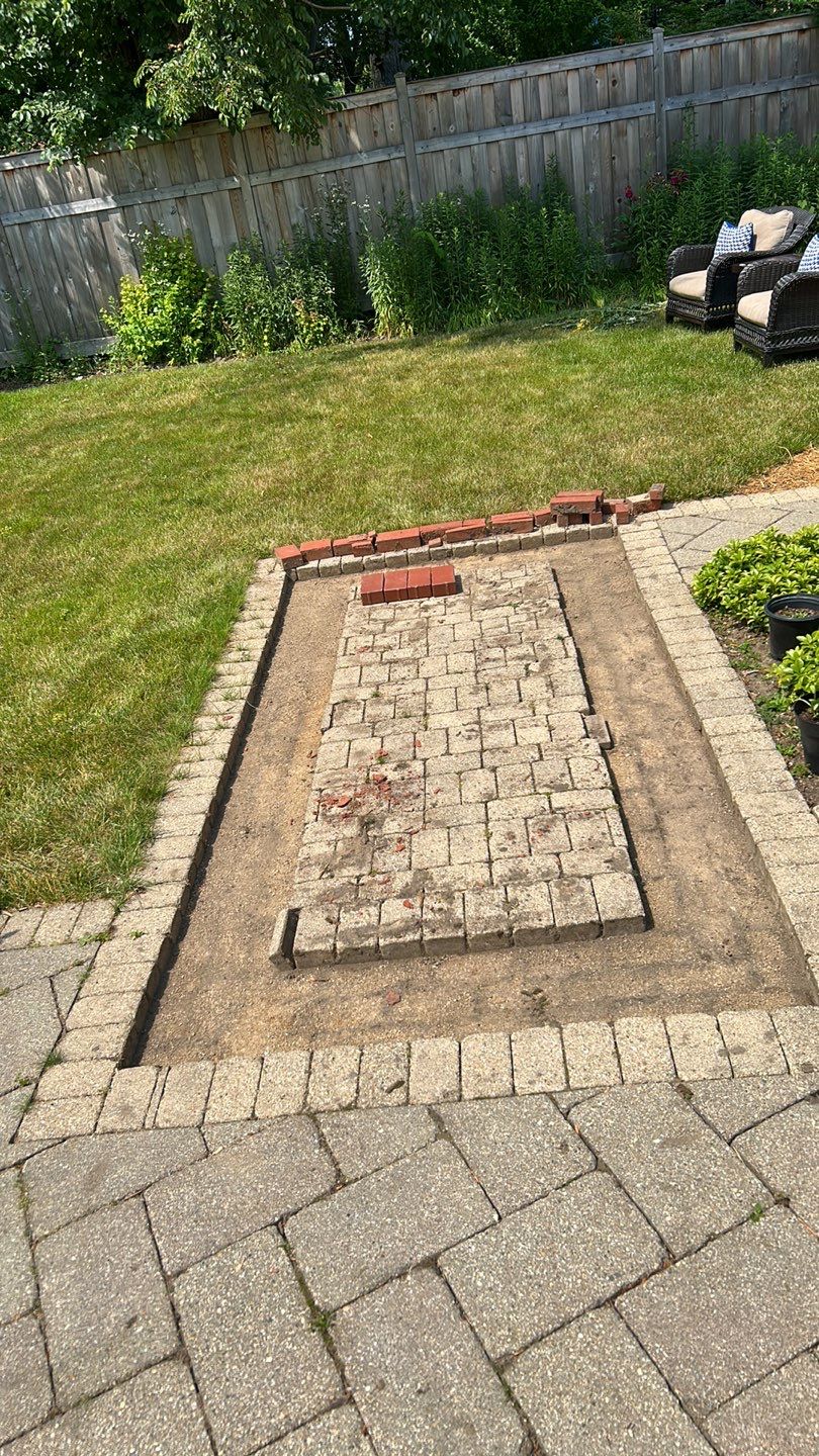Brick paver clean, sand and seal.  using Surebond SB-1300 by Northern Power Washing LLC.