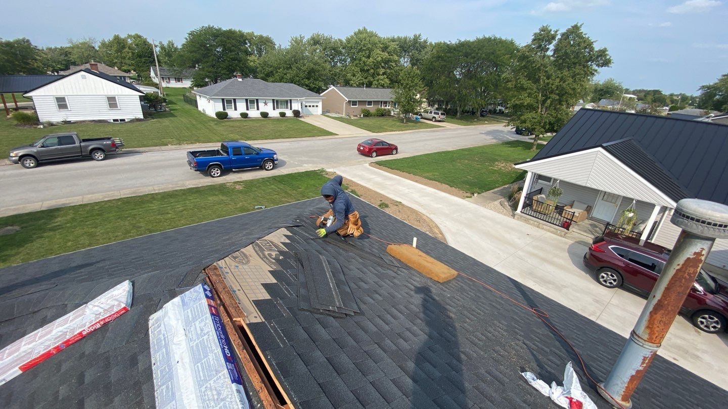 Residential Roofing Installation using GAF Timberline HDZ Charcoal by Nitro Roofing and Construction