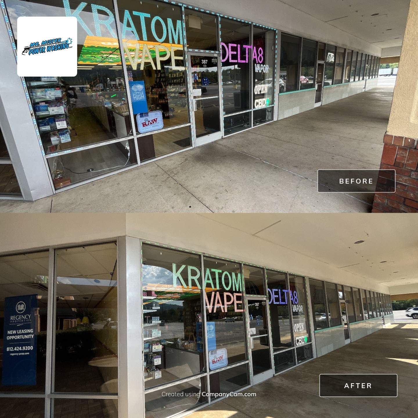 Kimball Crossing Shopping Mall by Mr. Mister Power Washing