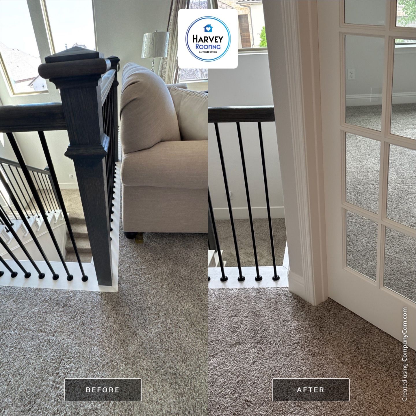 Residential Remodel using New Walls and Doors by Harvey Roofing & Construction