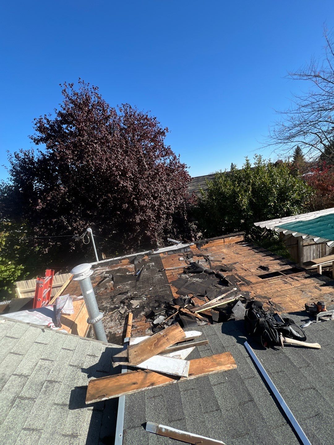 Residential Roof Installation with Added Insulation Barrier  using Malarkey Vista AR Shingles (Color: Storm Grey) by Orezona Building & Roofing Company, Inc.