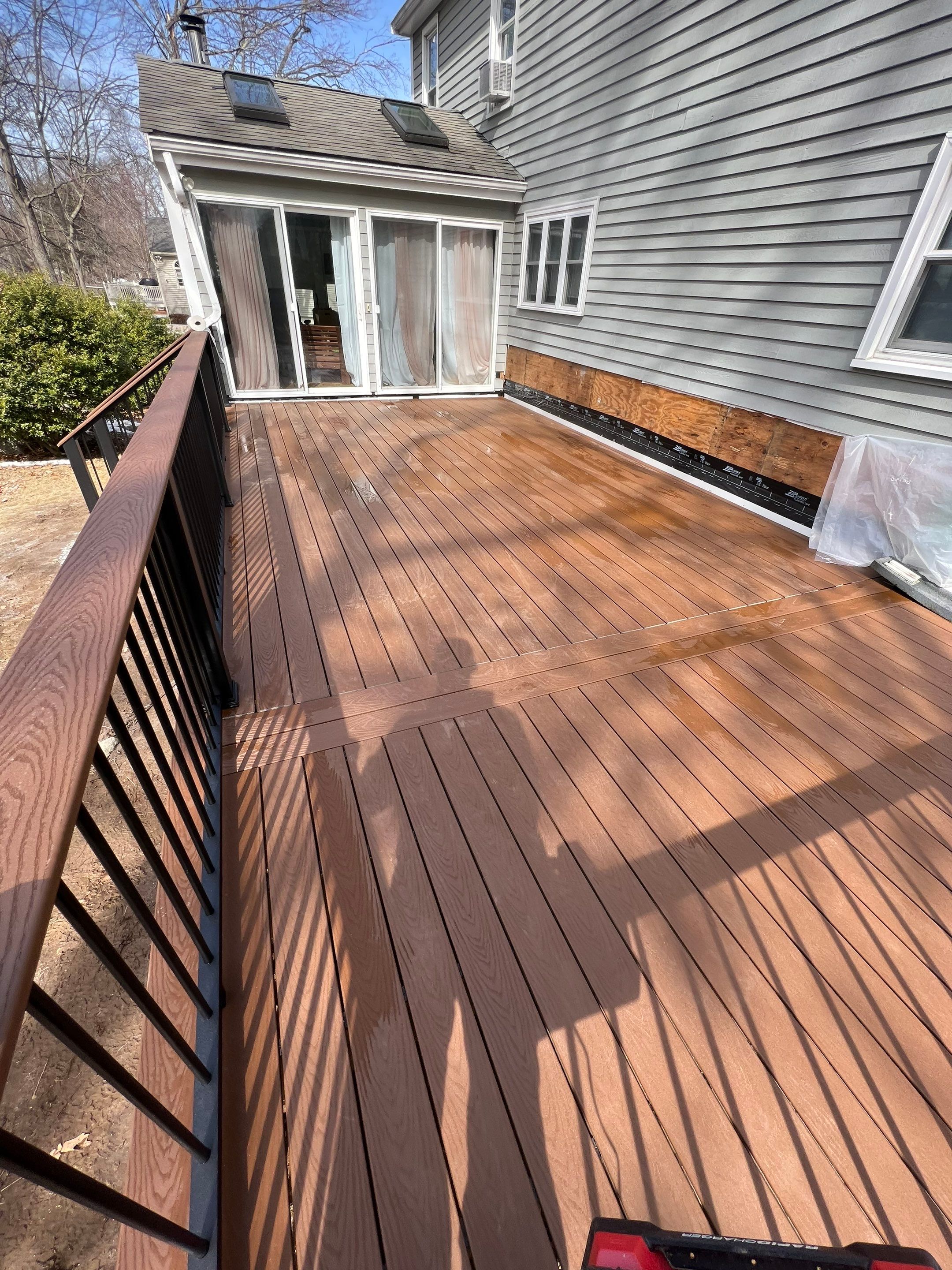 Deck and Sidin in Milford, MA by UBrothers Construction