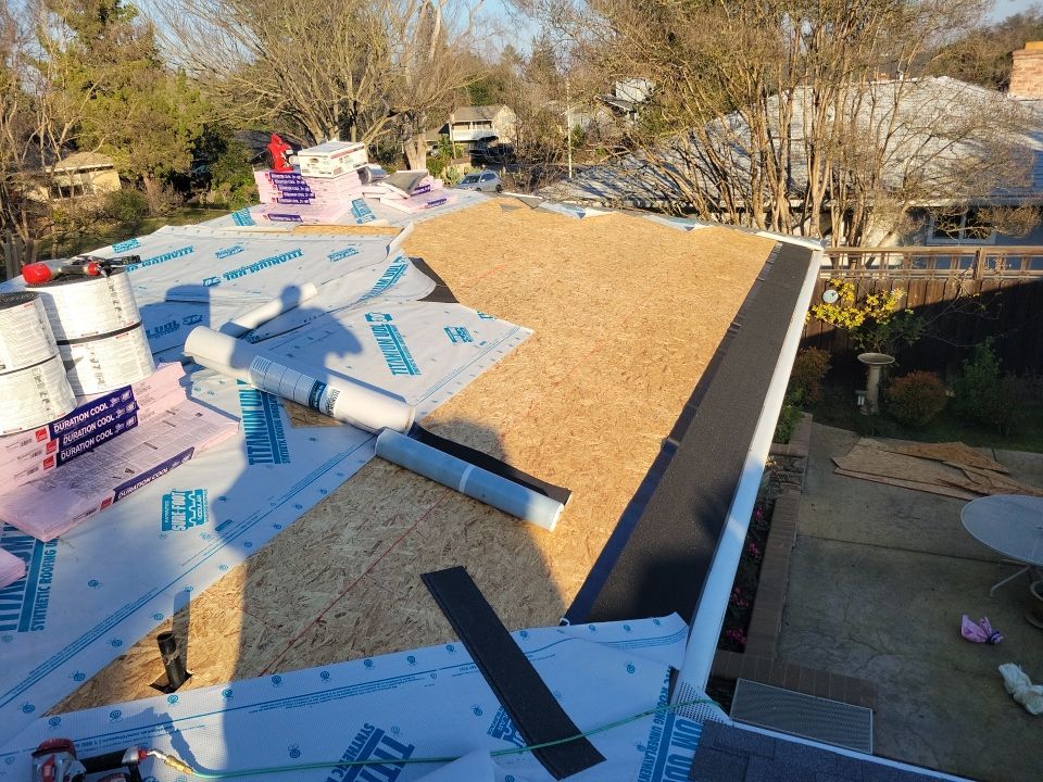 Residential Roofing Installation using Owens Corning Roofing Shingles by Byers Enterprises 