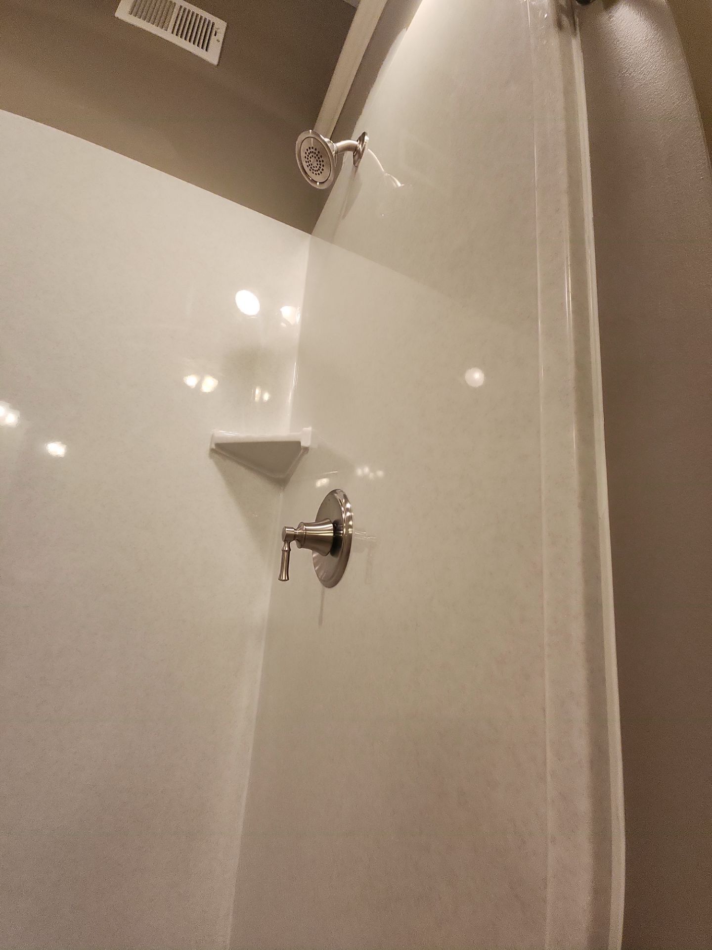 Bathroom Remodel using Shower Base by The Shower Company