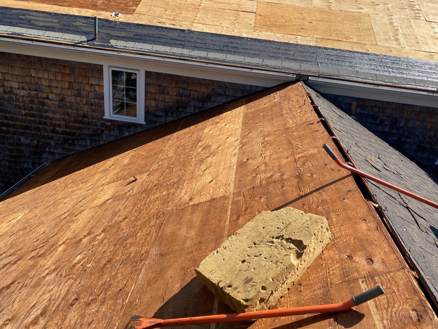 Residential Roofing Installation using Owens Corning Duration Slatestone Gray by A Plus Exterior