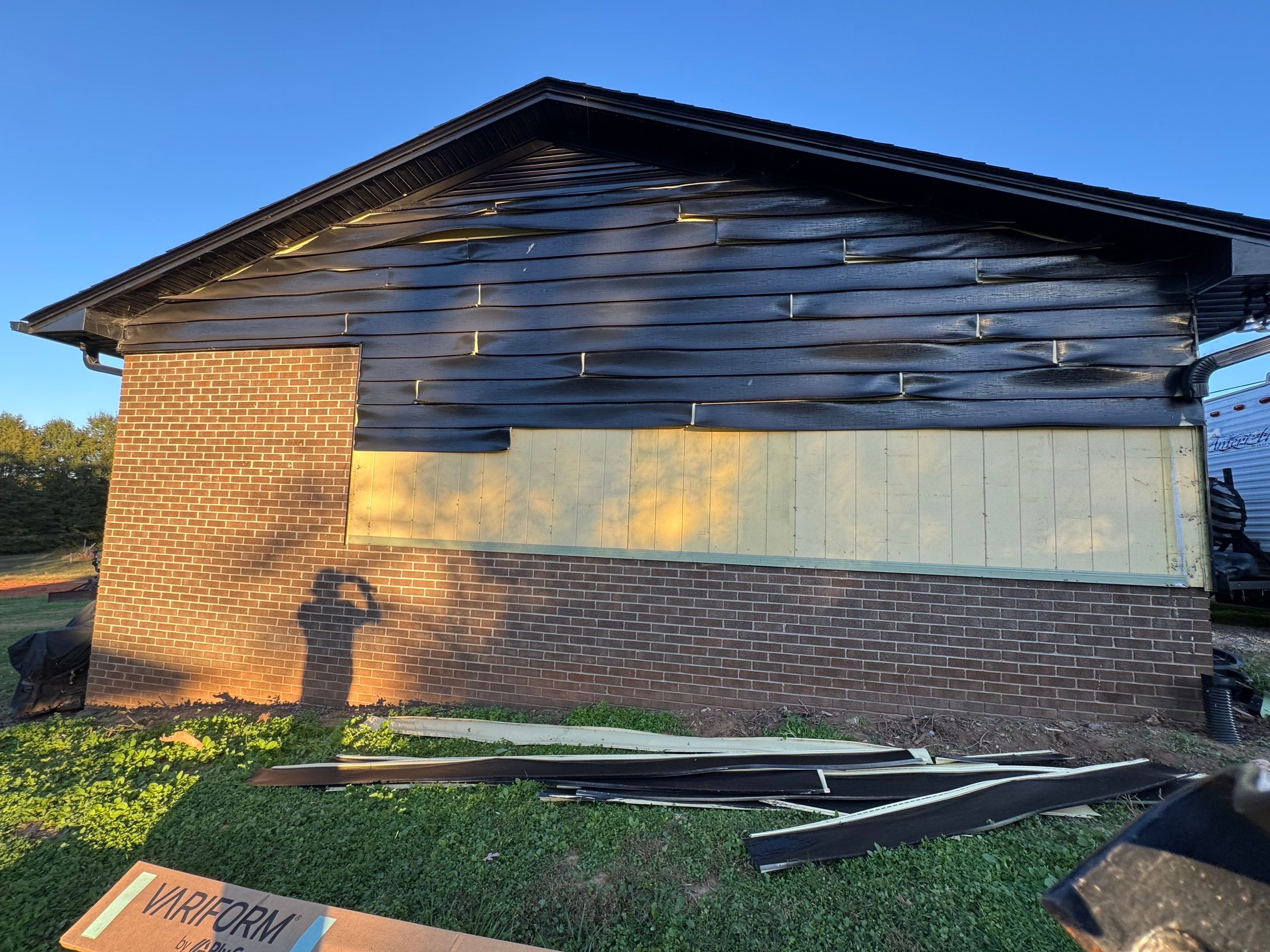 Project in Vale, Nc by Tims Roof Contactors Llc 