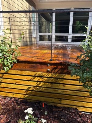 Deck using Wood Sealant