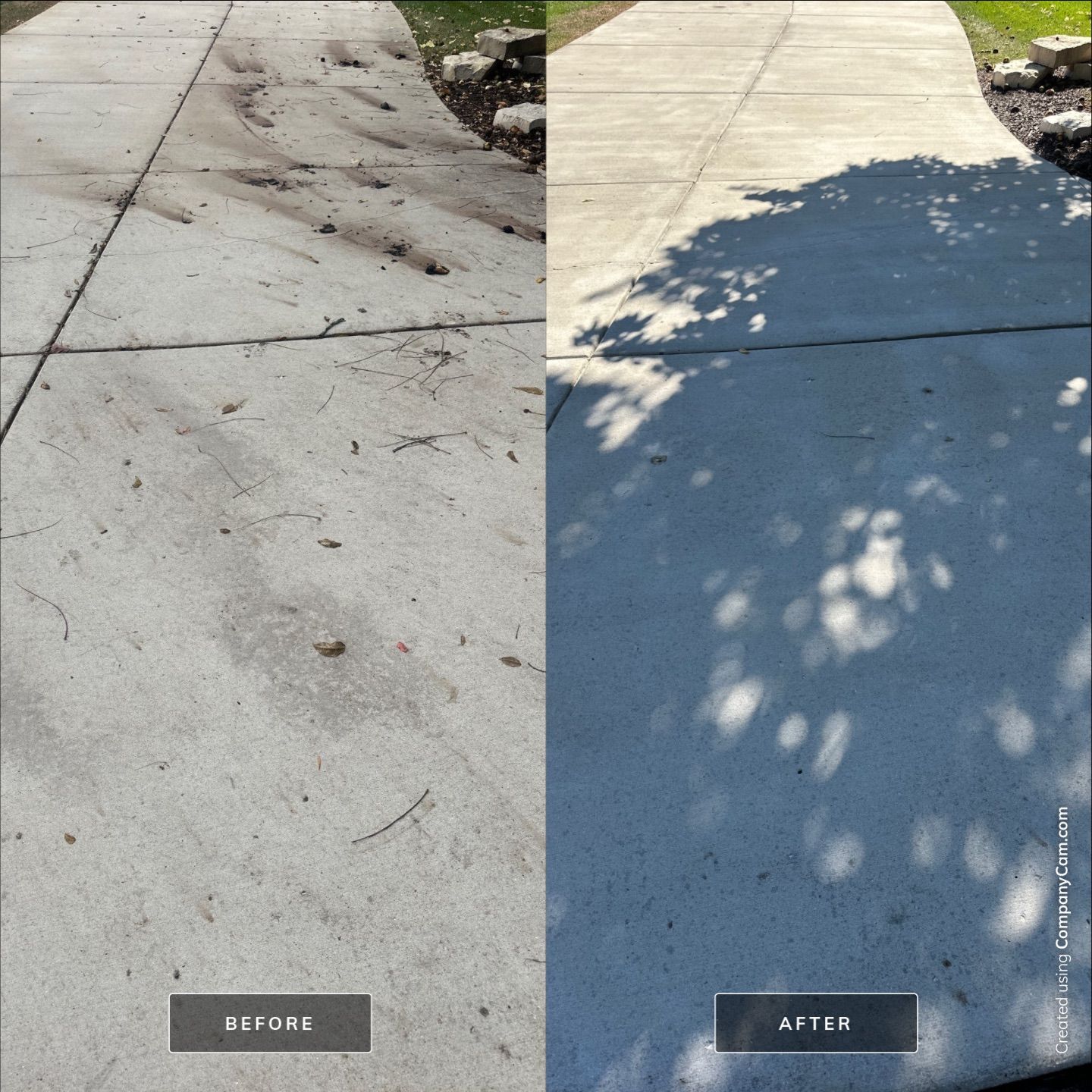 Project in Lake Geneva by Simmons Power & Soft Washing