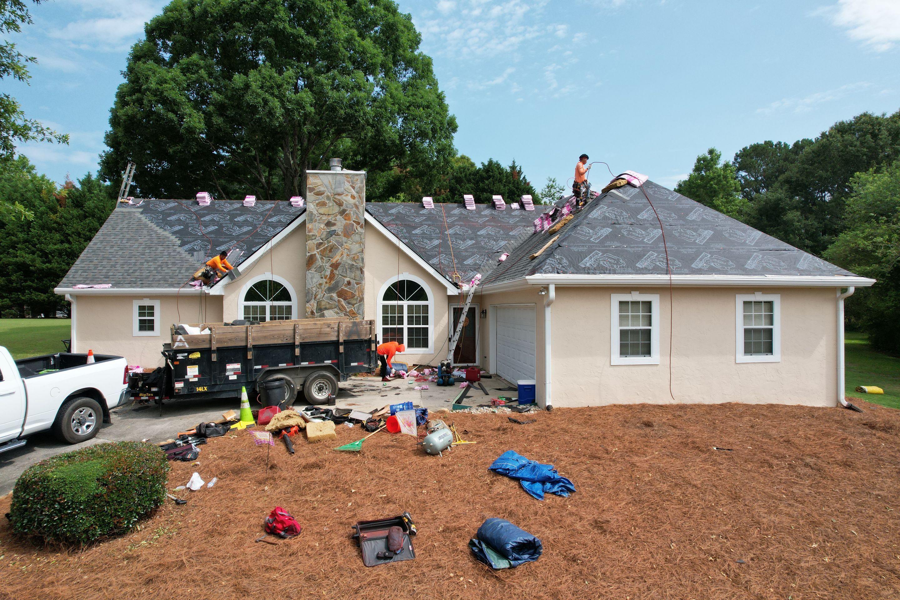 Residential Roofing Installation using Owens Corning by Inspector Roofing and Restoration