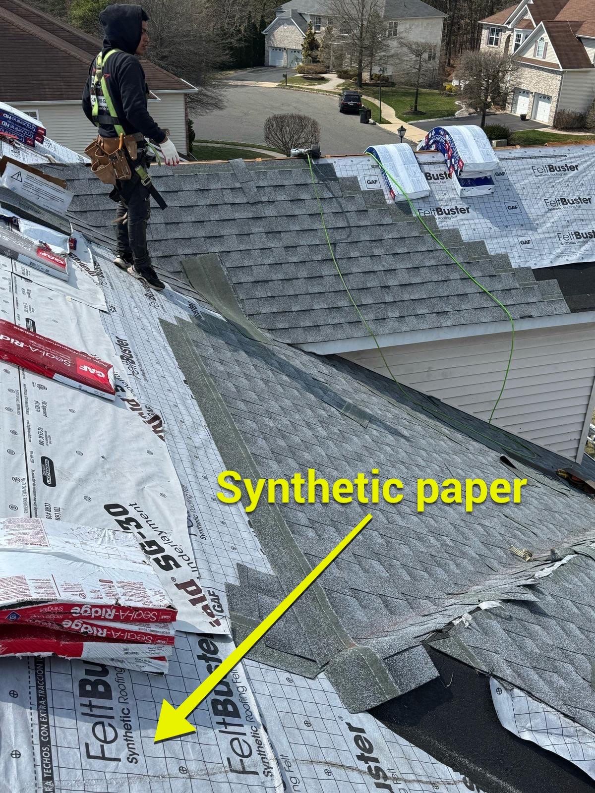 Project in Morganville, NJ by Tony's Roofing