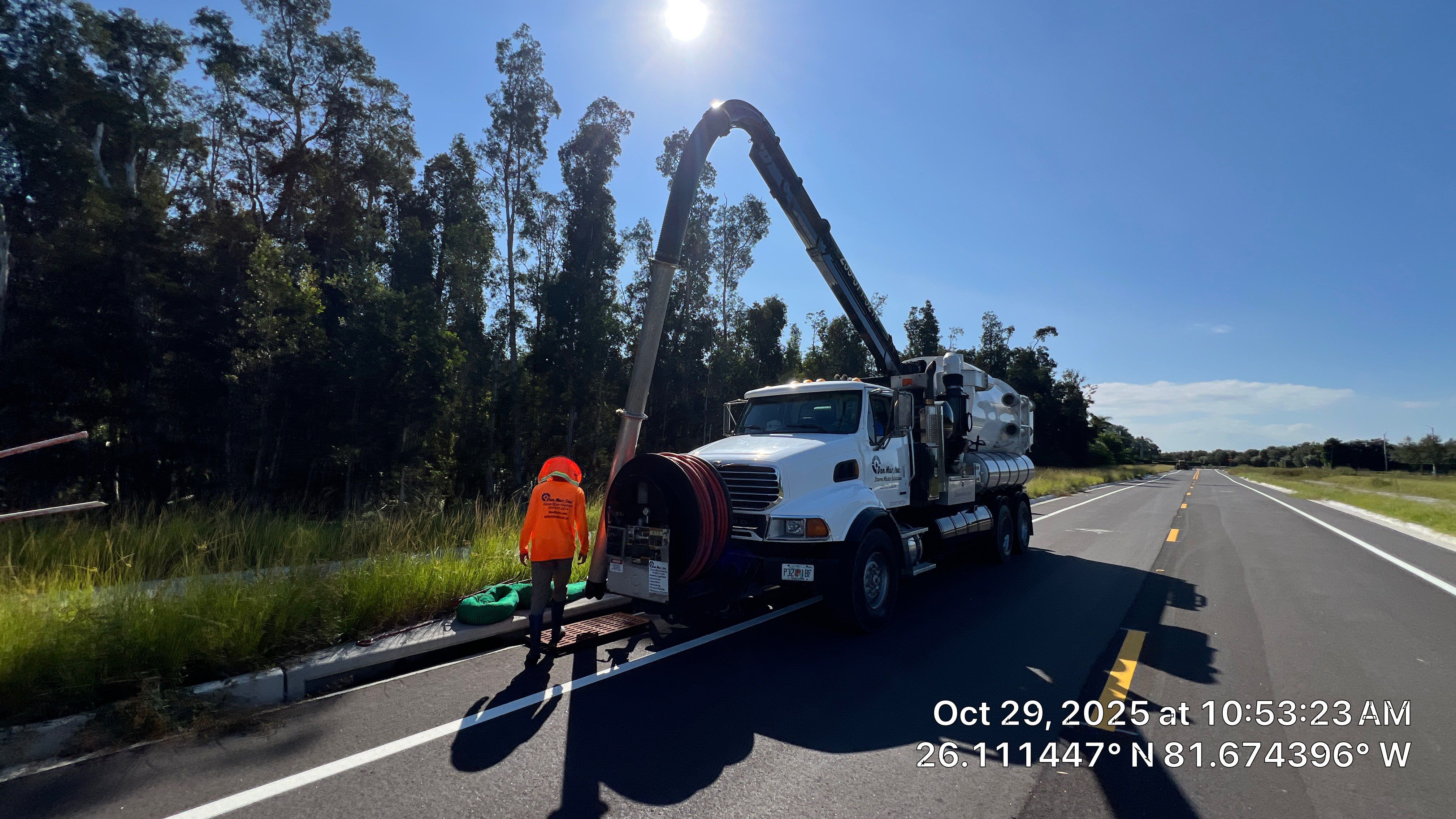 New Construction Road off Rattlesnake in Naples by Don Mar, Inc. Storm Water Solutions