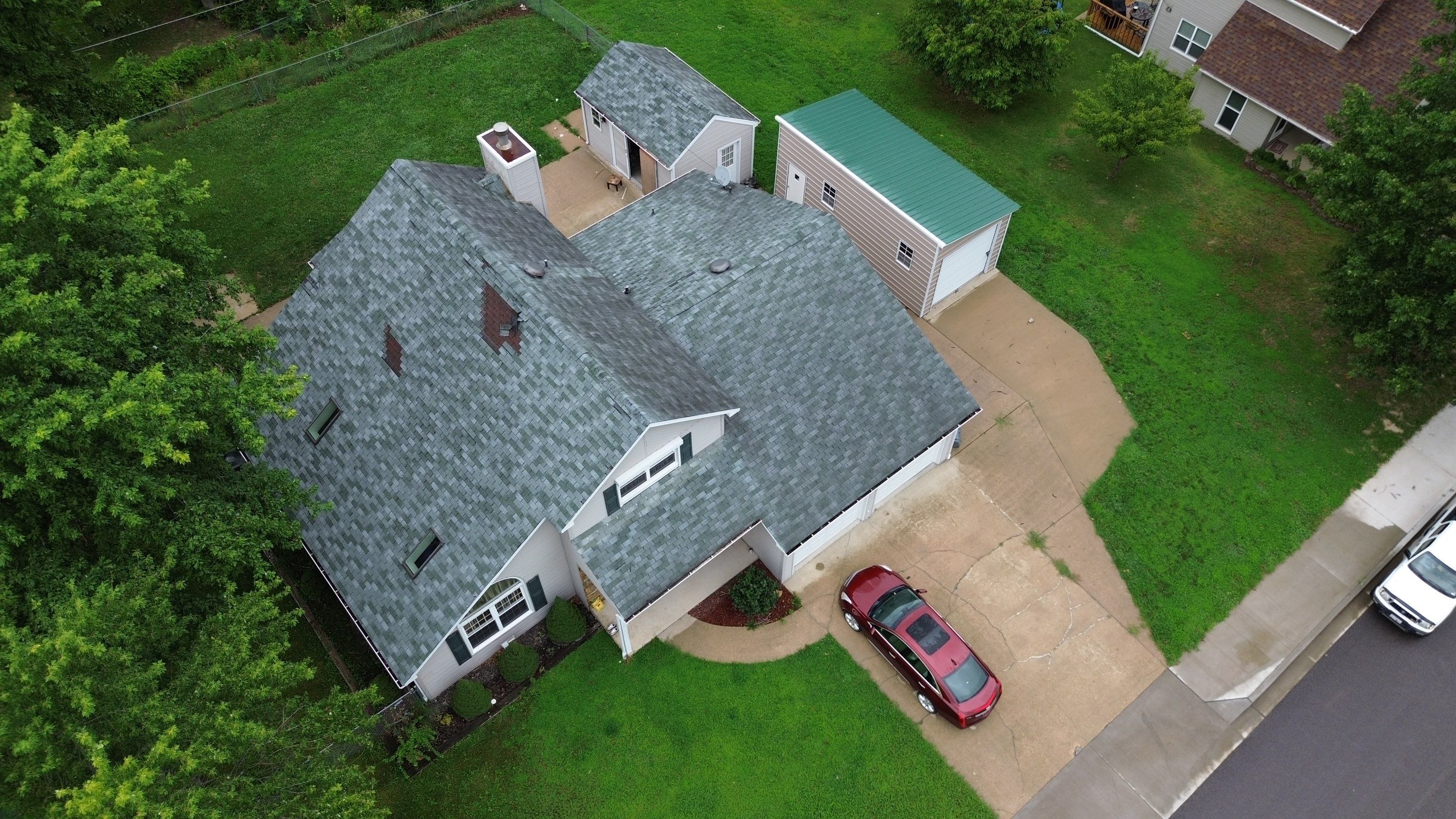 Residential Roofing + Gutter & Downspouts Install  by Titan Commercial & Residential Roofing 