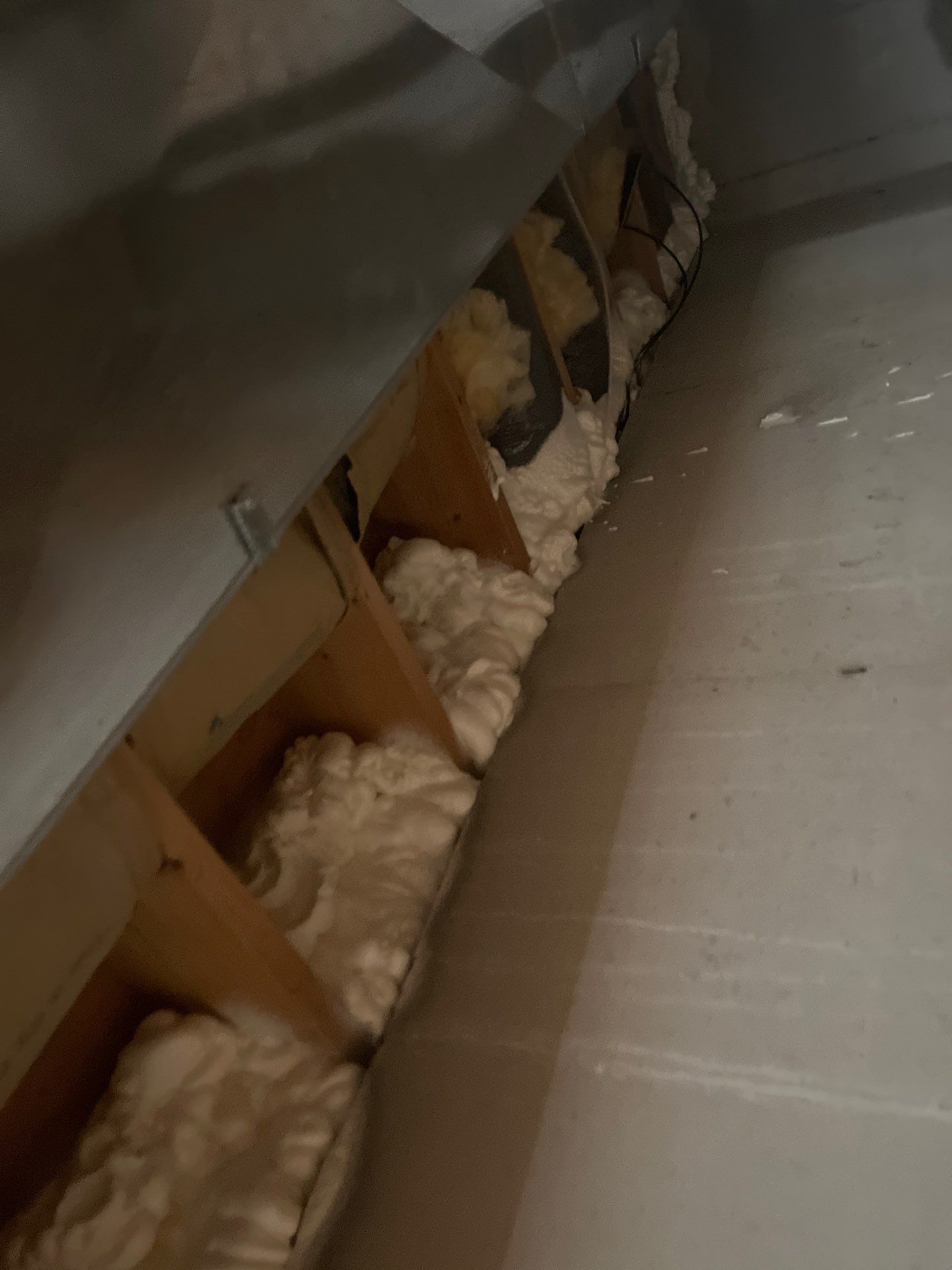 Attic Insulation using open cell spray foam by NYS Foam & Energy
