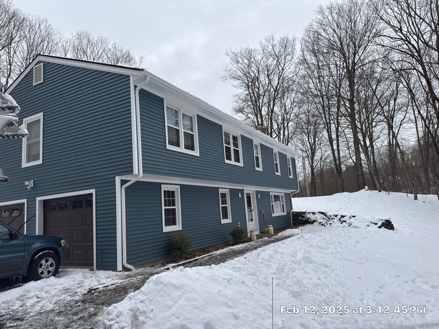 Siding Installation using CertainTeed Mainstreet Vinyl Siding - Pacific Blue by A Plus Exterior