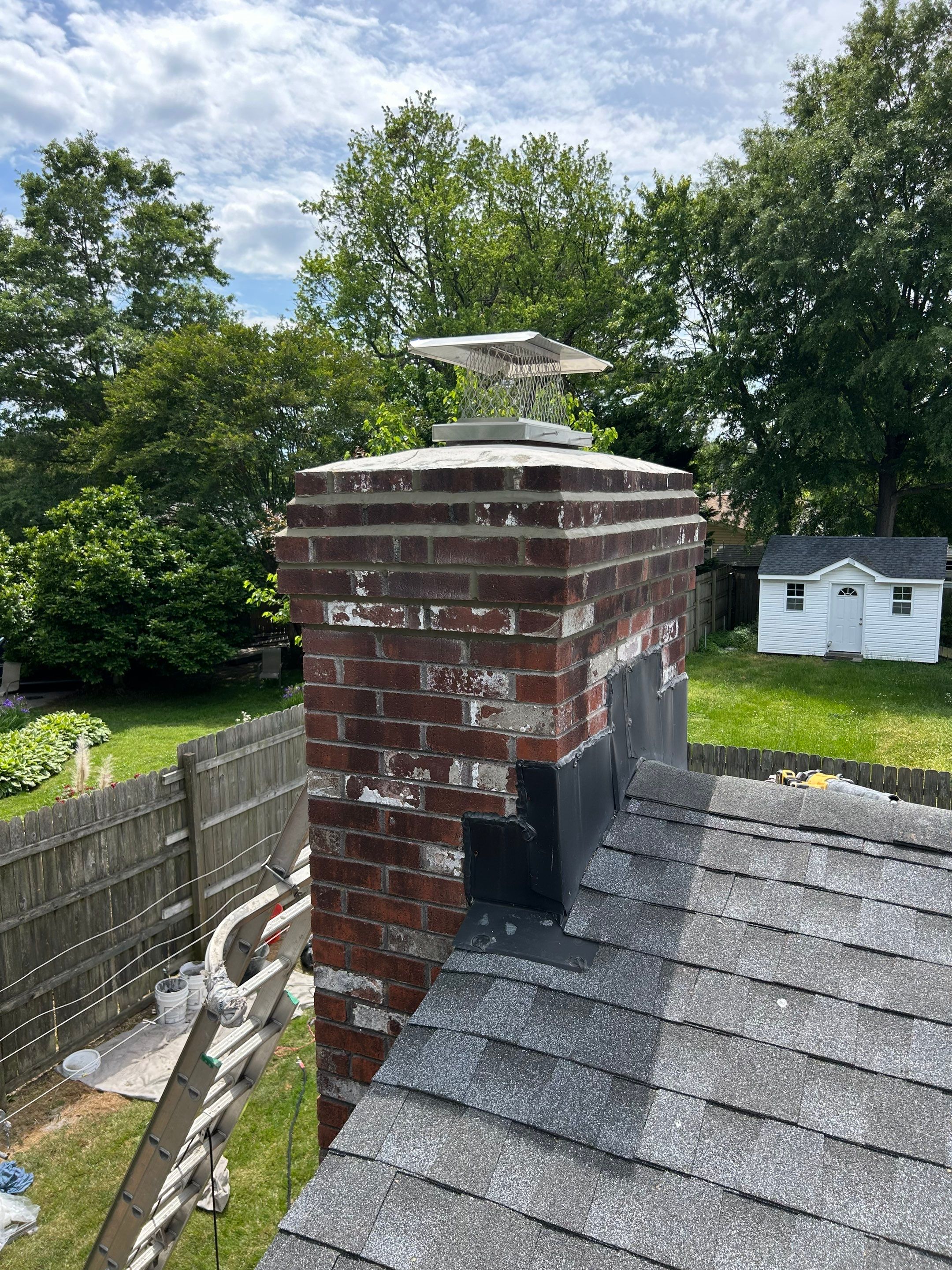 Masonry Chimney Repair - Leak Repair and Flue Lining Repair by Premier Chimney and Roofing
