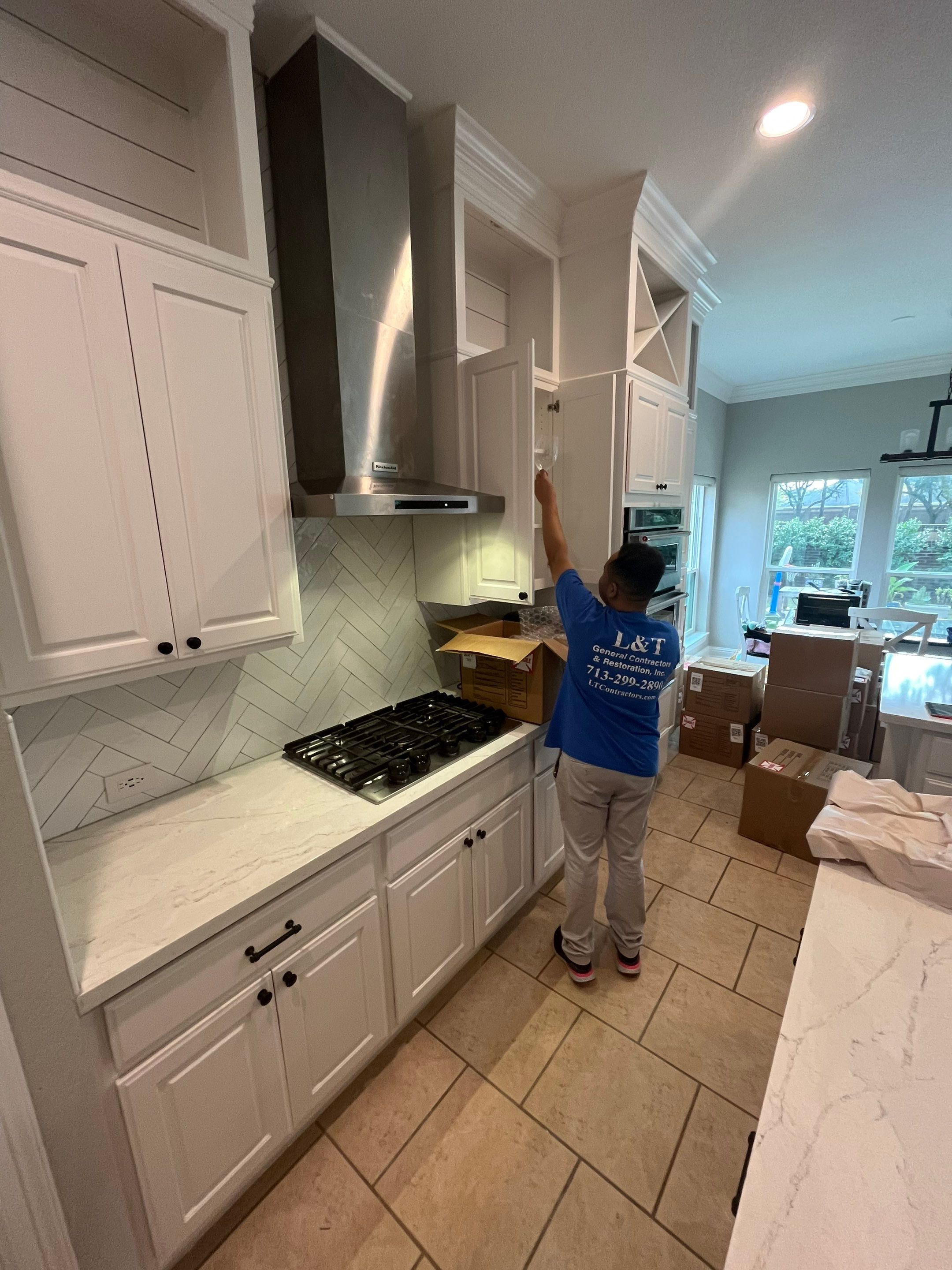 Stunning Kitchen Remodel   by L&T General Contractors and Restoration INC