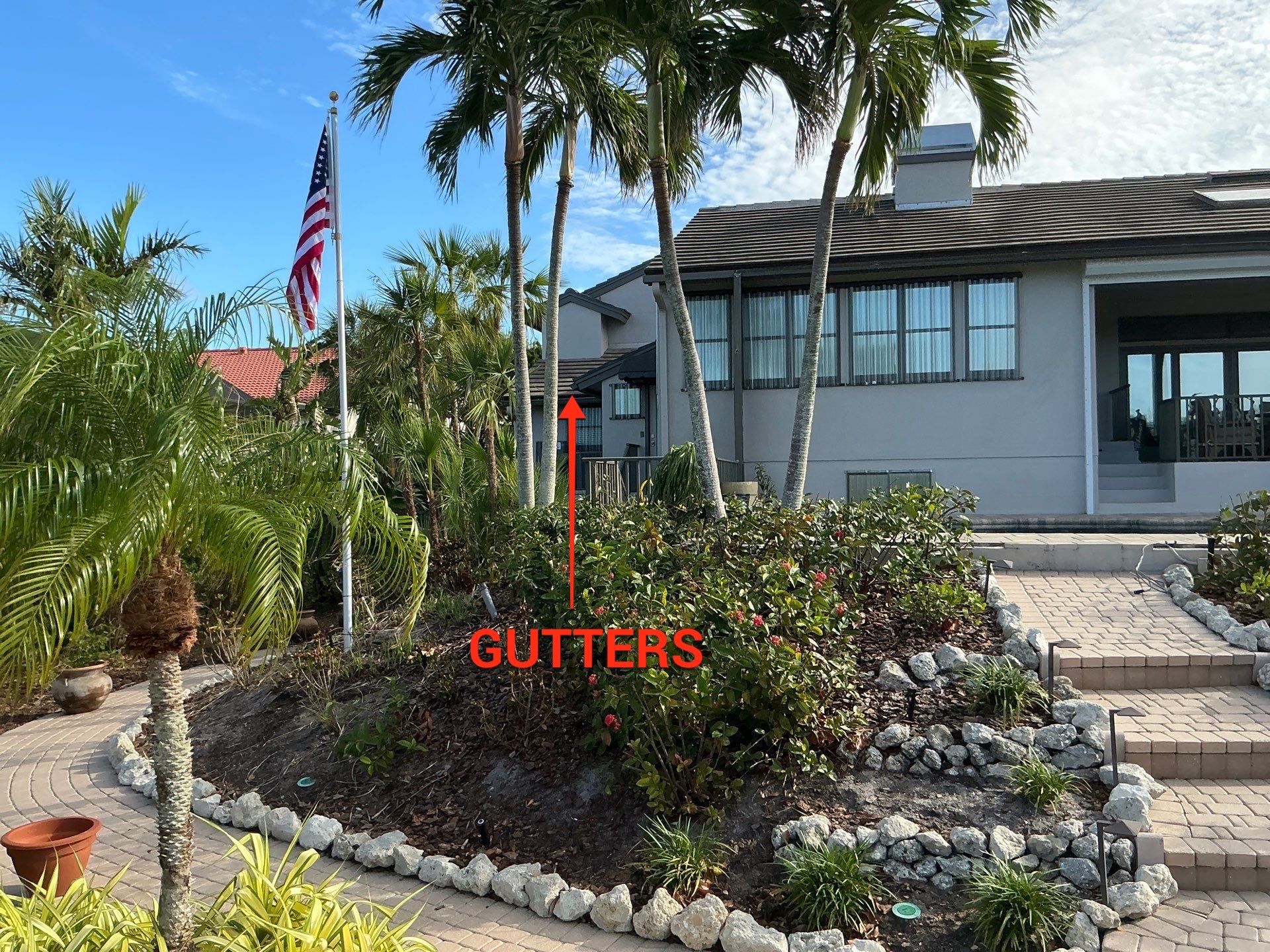 7-Inch K-Style Seamless Gutters in Longboat Key FL by Gutter Professors