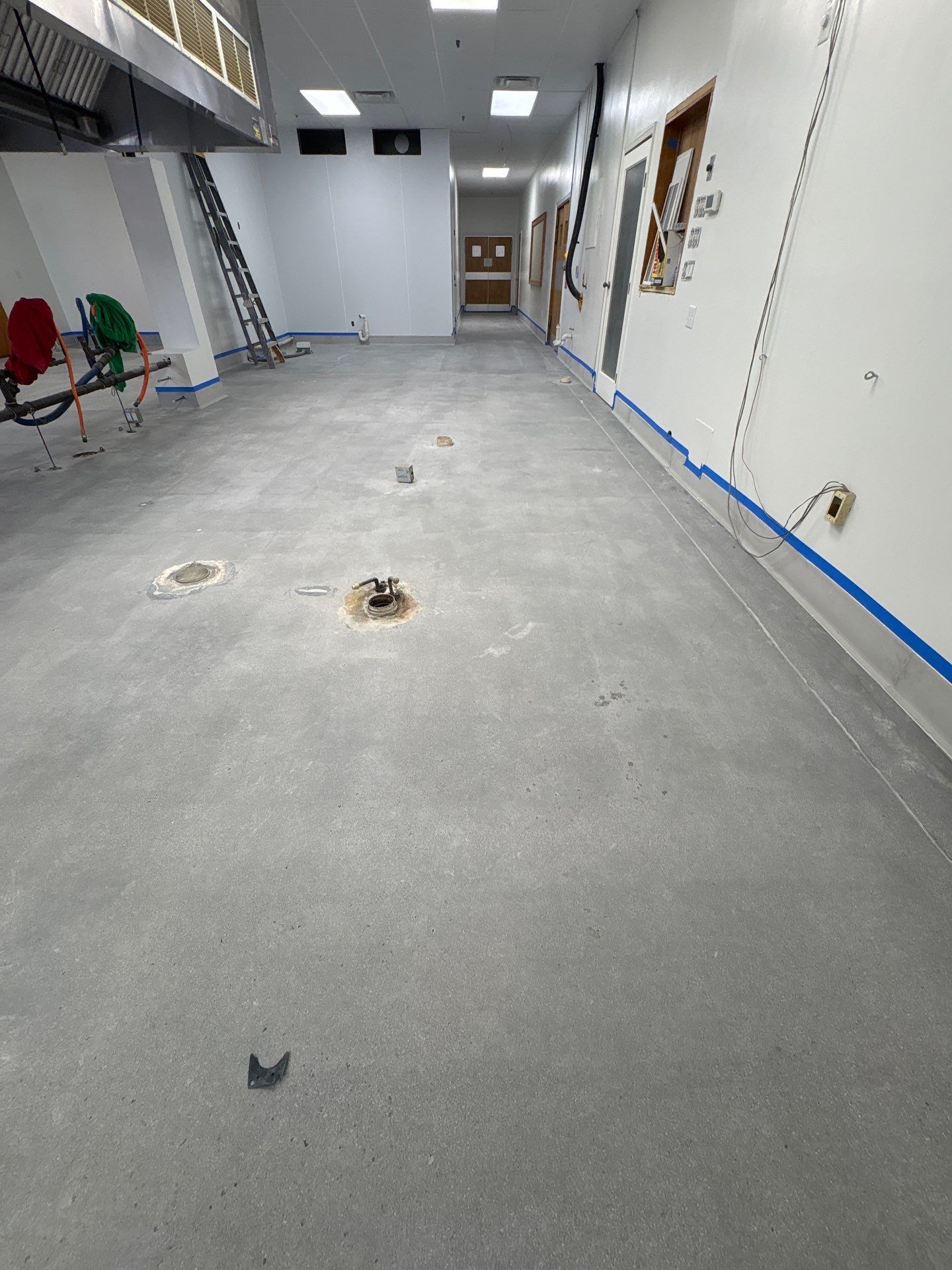 Commercial Kitchen Floor Remodel at Elks, Winchester, VA by Tailored Concrete Coatings