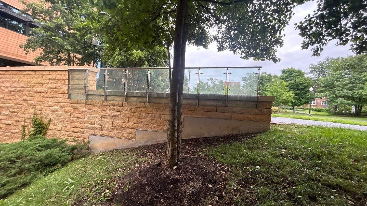 natural stone using Algaecide, soft wash soap by Northern Power Washing LLC.