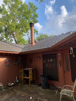 Residential Roof Replacement using GAF HDZ - Charcoal shingles