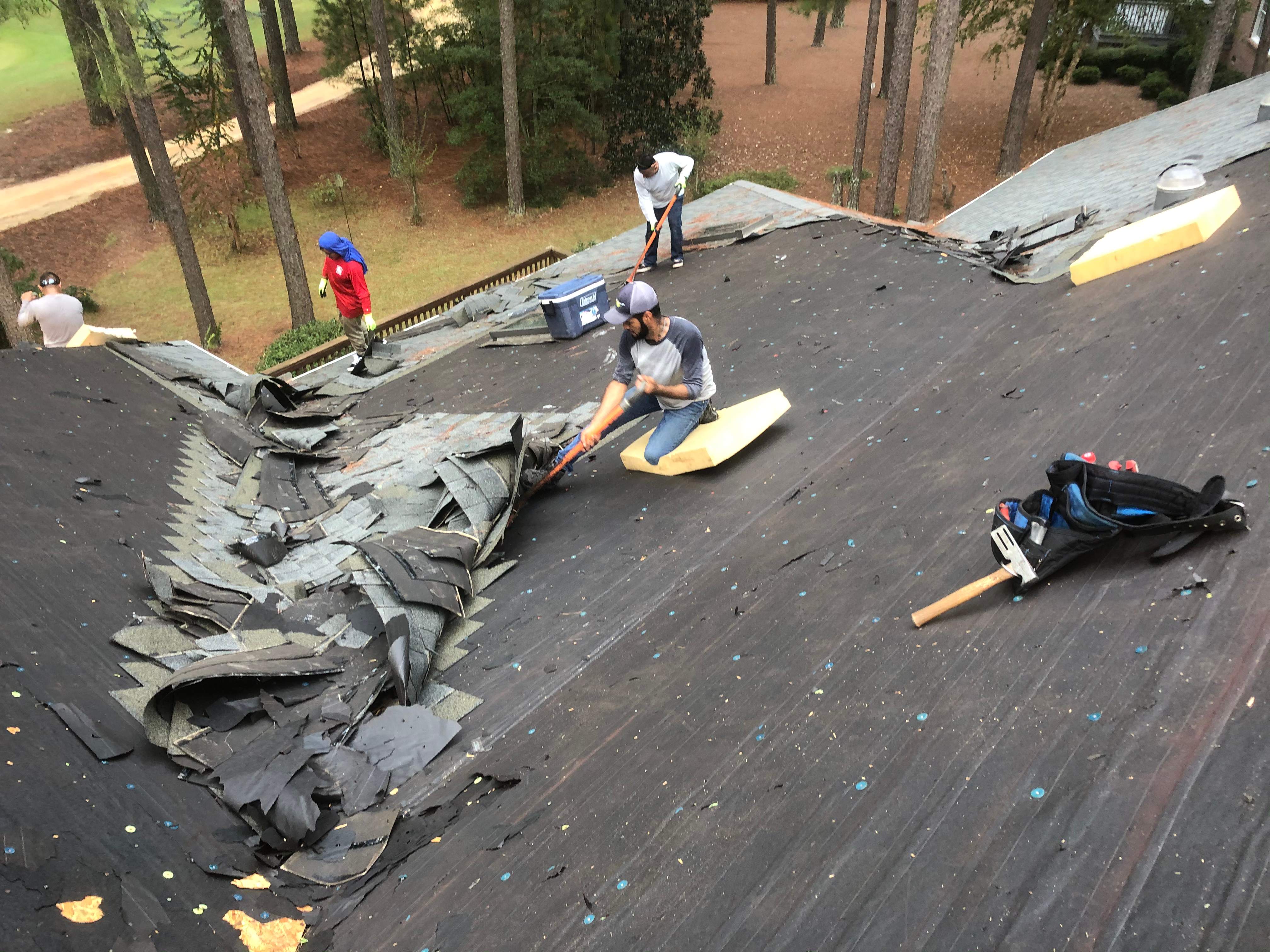 Residential Roofing Repair / Hail Damage by American Roofing NC