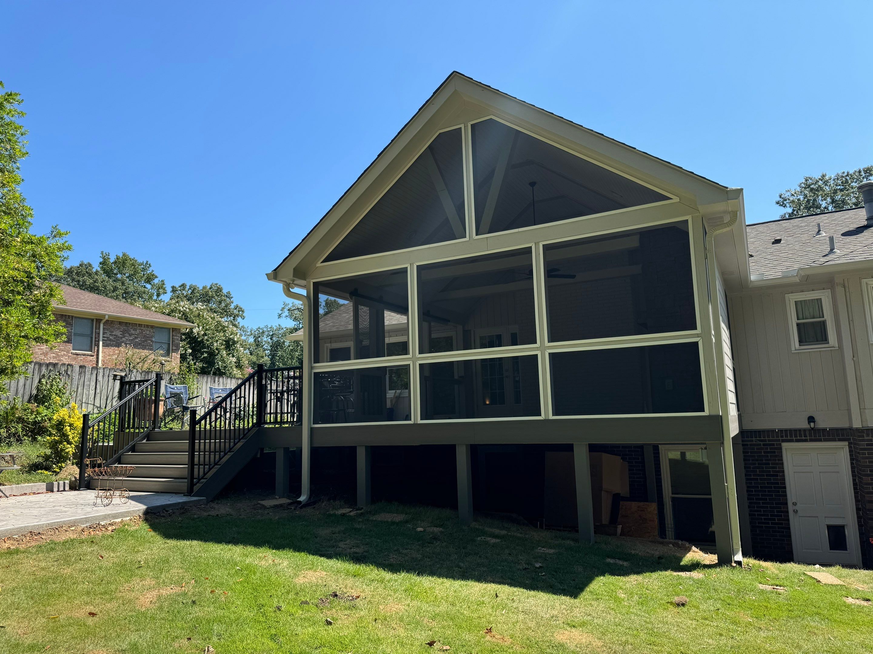 Burntleaf - Screen Porch by Pillar and Pine
