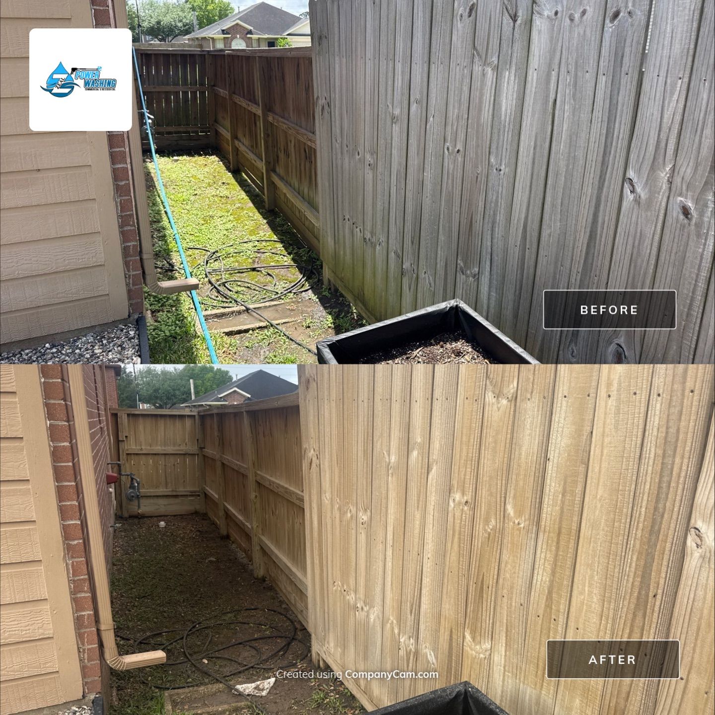 Night and day difference! by Zeal Power Washing