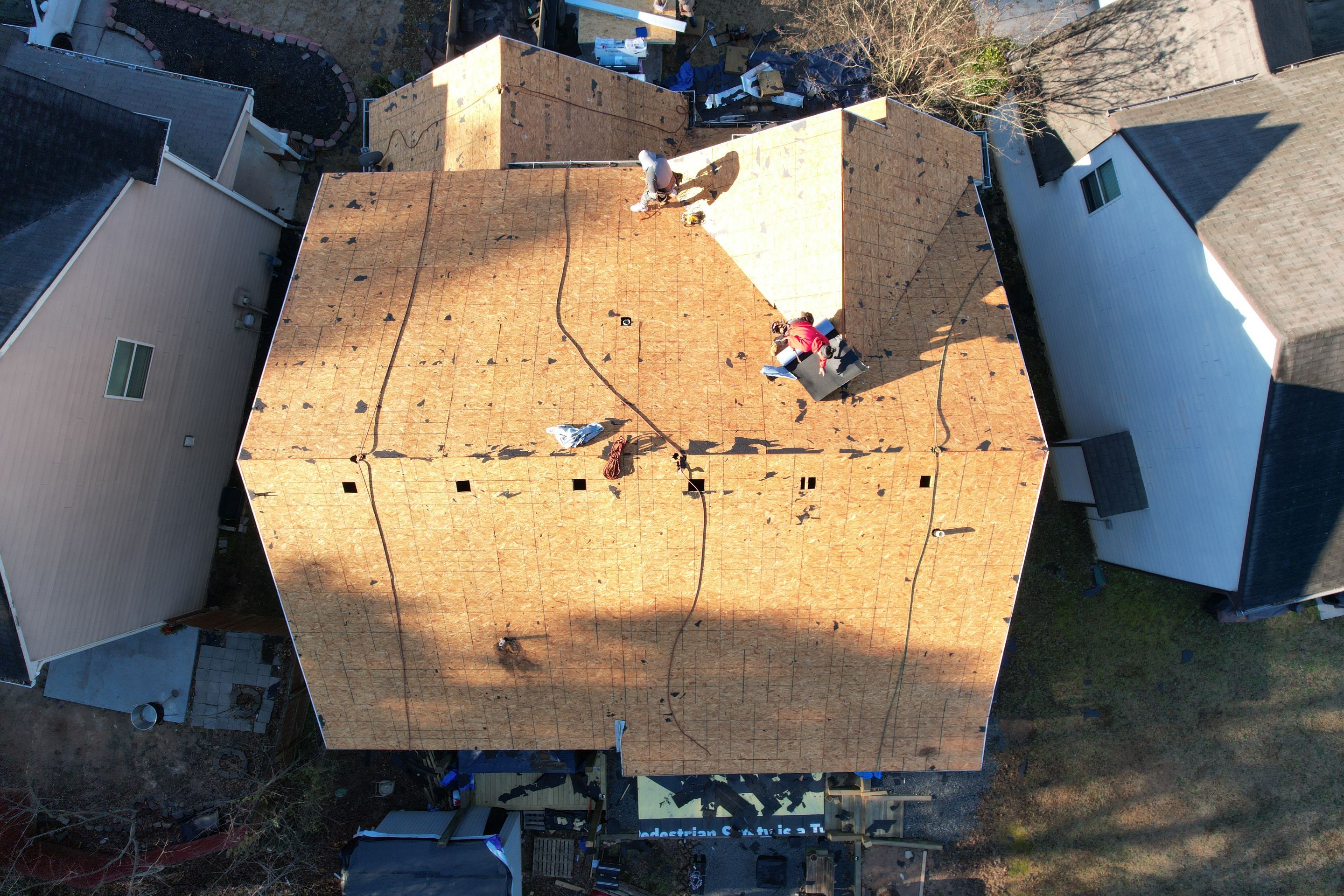 Residential Roofing Installation using Owens Corning by Inspector Roofing and Restoration