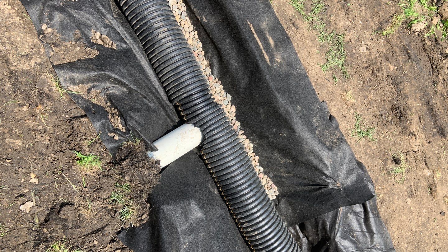 French Drain Installation – Fridley Dollar Tree by Waterproofing Northeast
