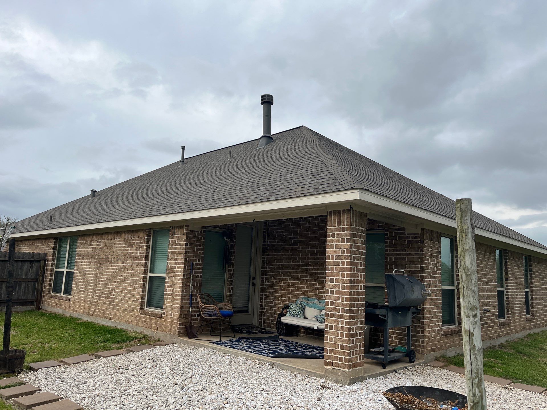 Hail Damage using Owen's Corning Duration (Lifetime) Shingles by Roof Repair Company