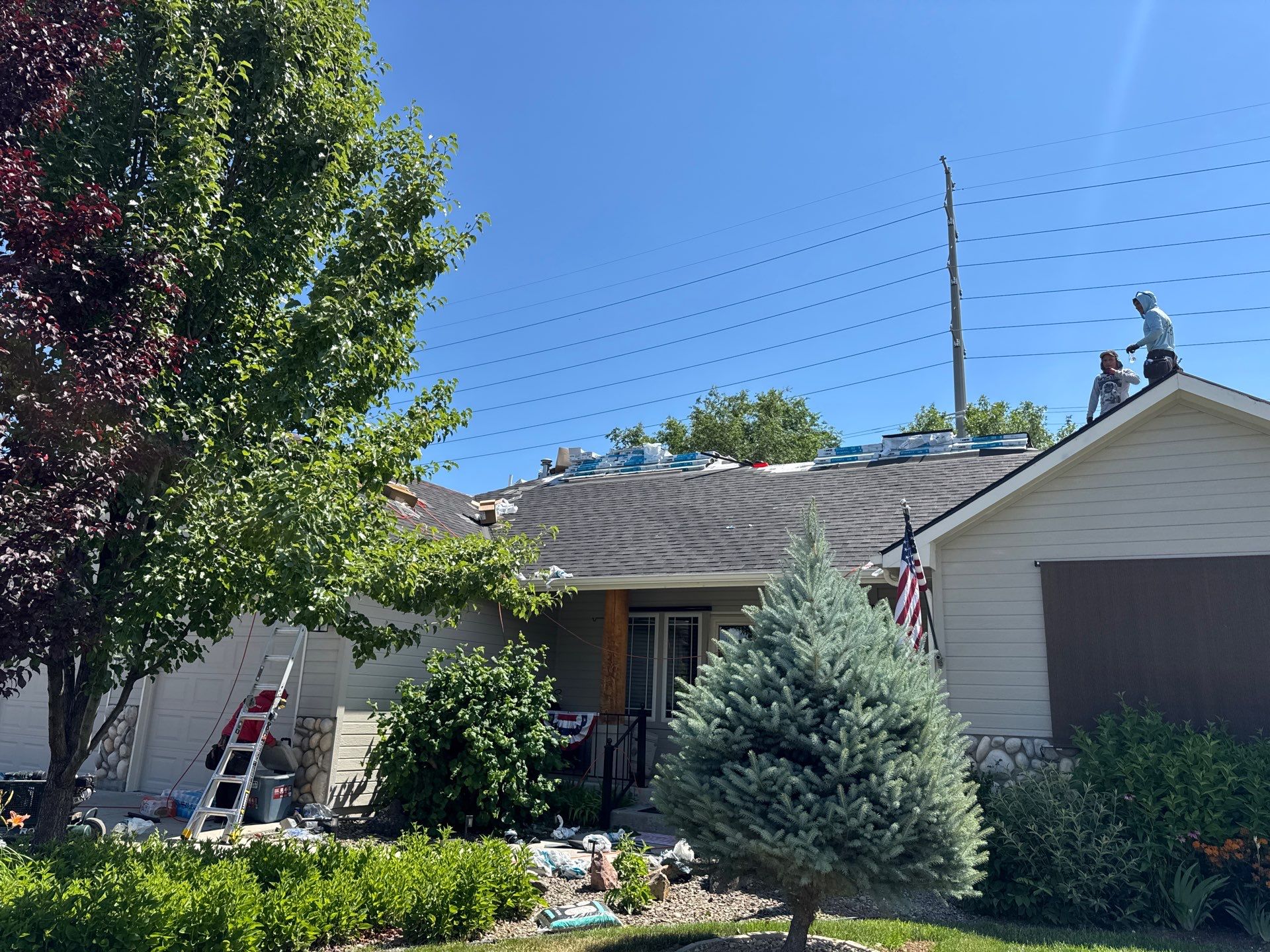 Architectural Shingle Roof Replacement and New Ventilation in Boise by Olive Roofing