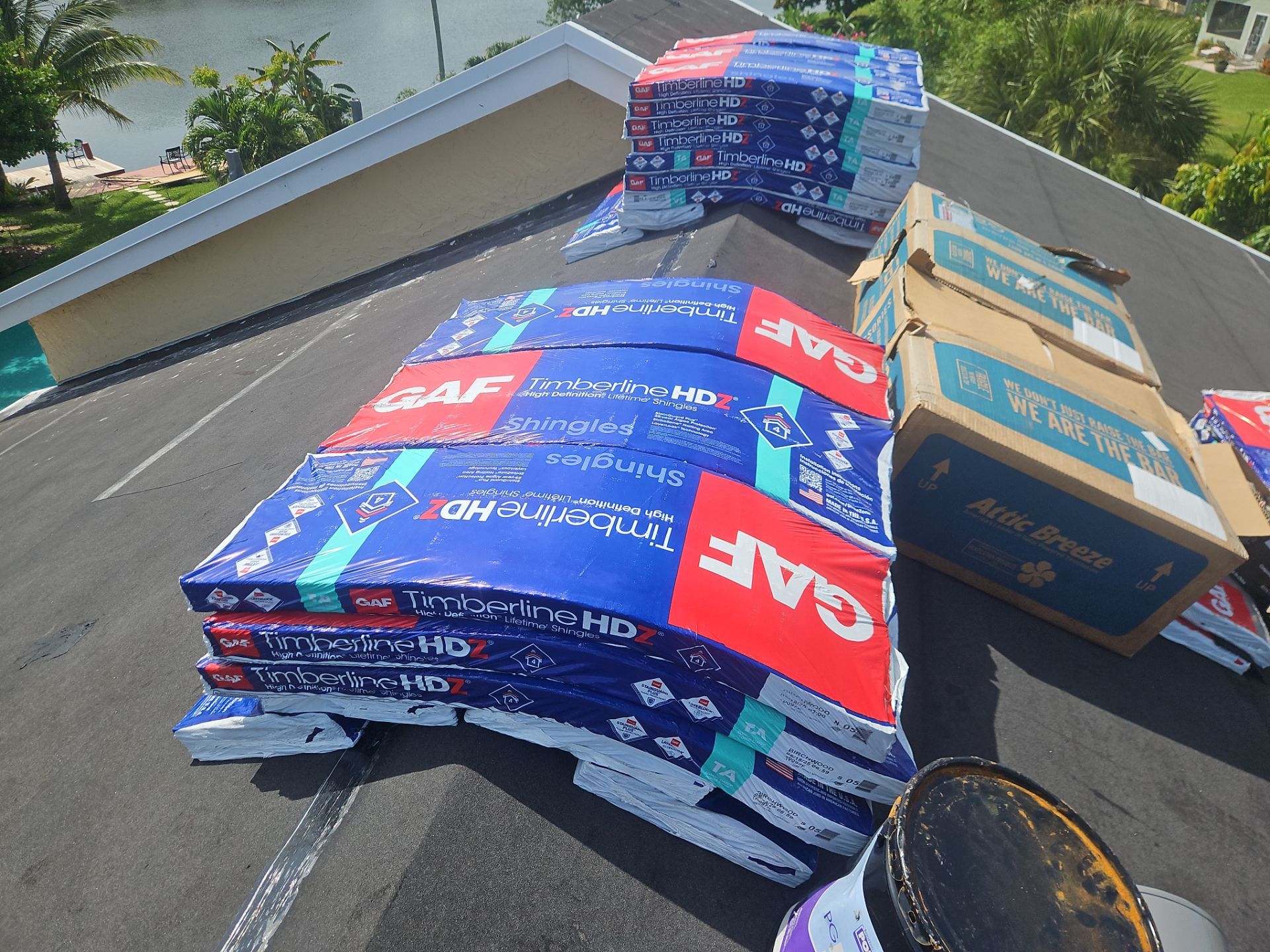Residential Roofing Installation using GAF by BLUES BROTHERS ROOFING